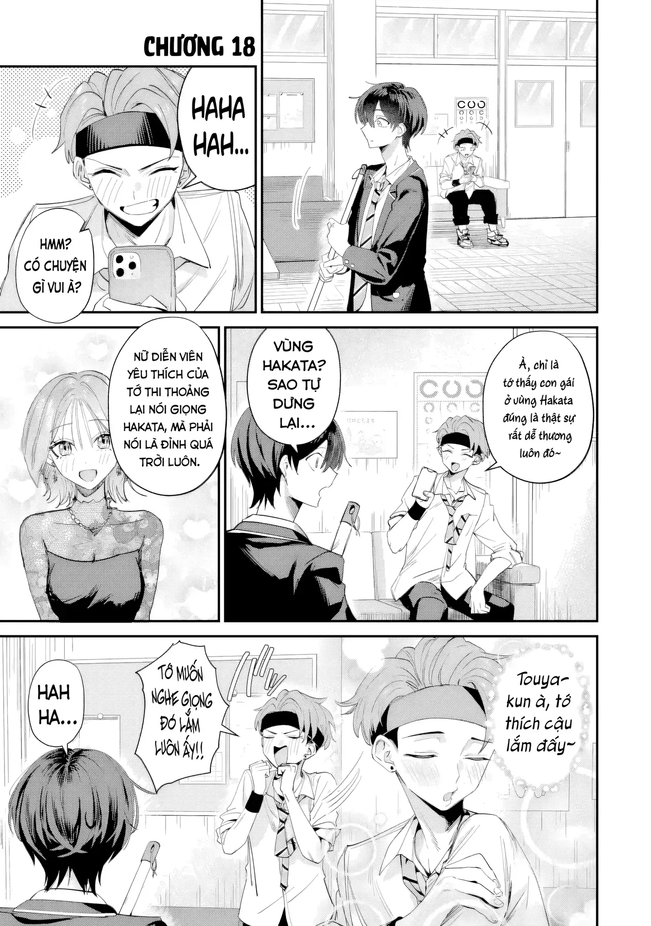 Haimiya-Senpai Không Chỉ Đáng Sợ Mà Còn Dễ Thương Chap 18 - Next Chap 17