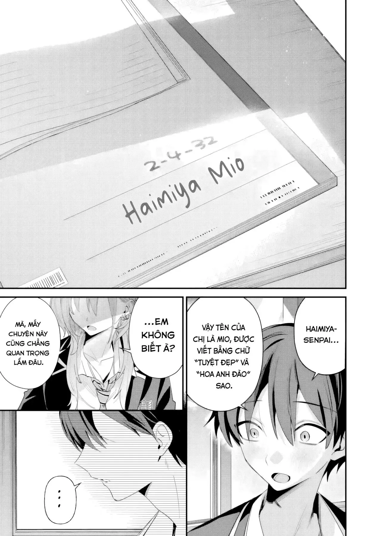 Haimiya-Senpai Không Chỉ Đáng Sợ Mà Còn Dễ Thương Chap 23 - Next Chap 22