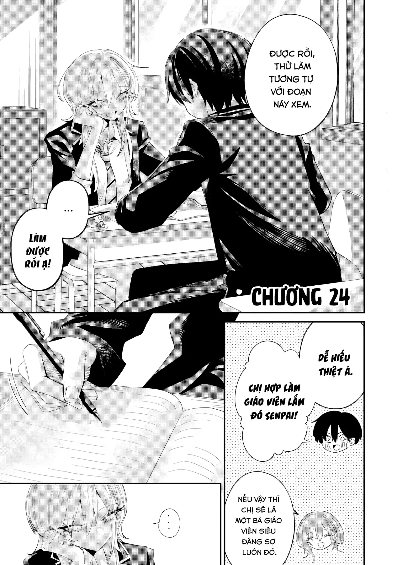 Haimiya-Senpai Không Chỉ Đáng Sợ Mà Còn Dễ Thương Chap 24 - Next Chap 23