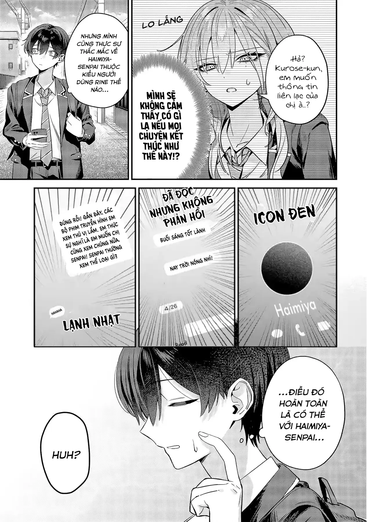 Haimiya-Senpai Không Chỉ Đáng Sợ Mà Còn Dễ Thương Chap 7 - Next Chap 6