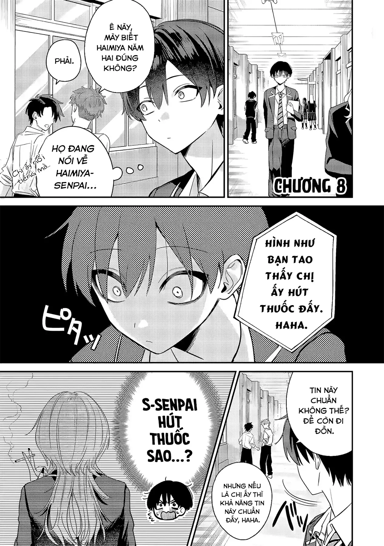 Haimiya-Senpai Không Chỉ Đáng Sợ Mà Còn Dễ Thương Chap 8 - Next Chap 7