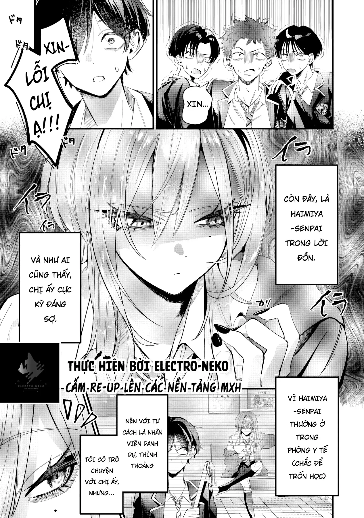 Haimiya-Senpai Vừa Đáng Sợ Lại Vừa Đáng Yêu! Chap 1