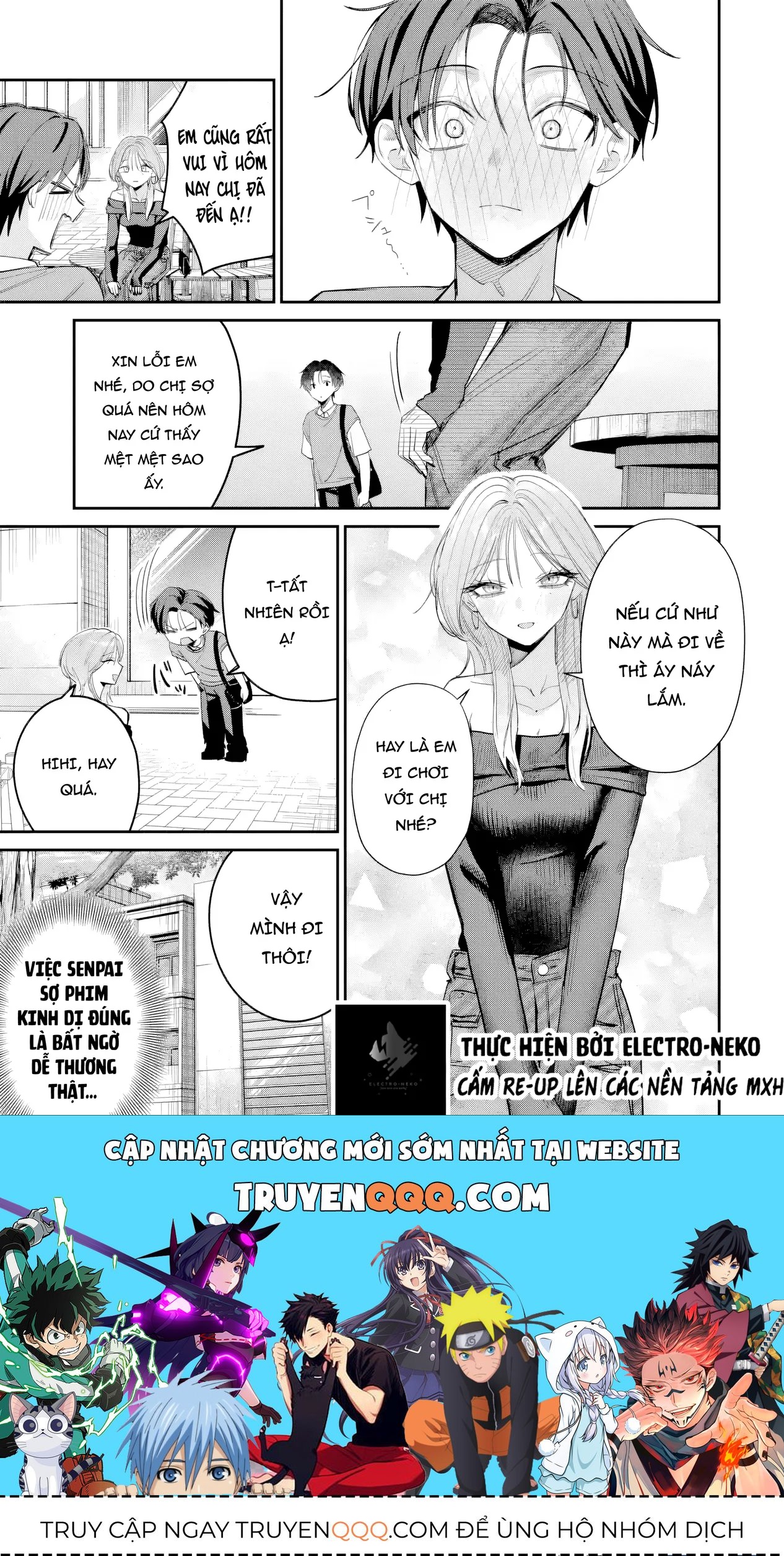 Haimiya-Senpai Vừa Đáng Sợ Lại Vừa Đáng Yêu! Chap 10 - Next Chap 7
