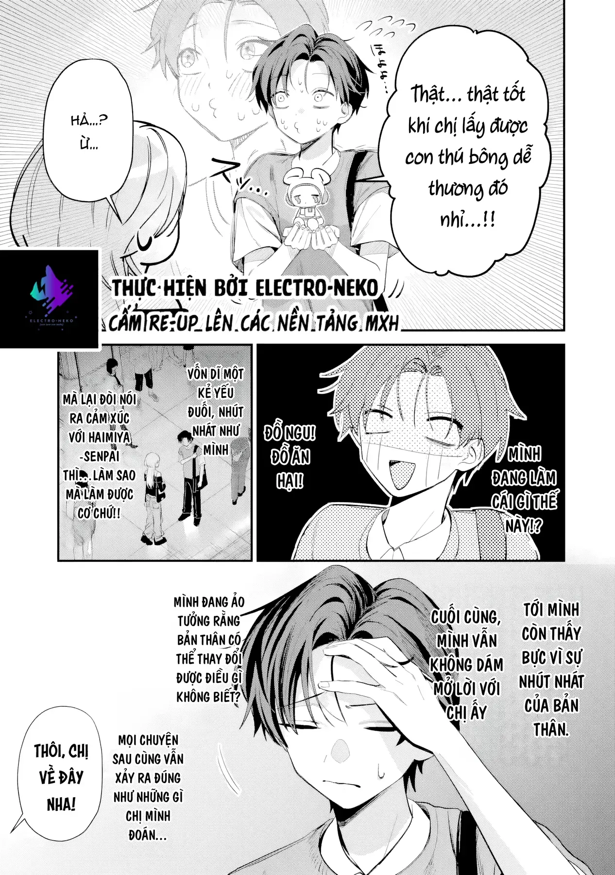 Haimiya-Senpai Vừa Đáng Sợ Lại Vừa Đáng Yêu! Chap 13 - Next Chap 12