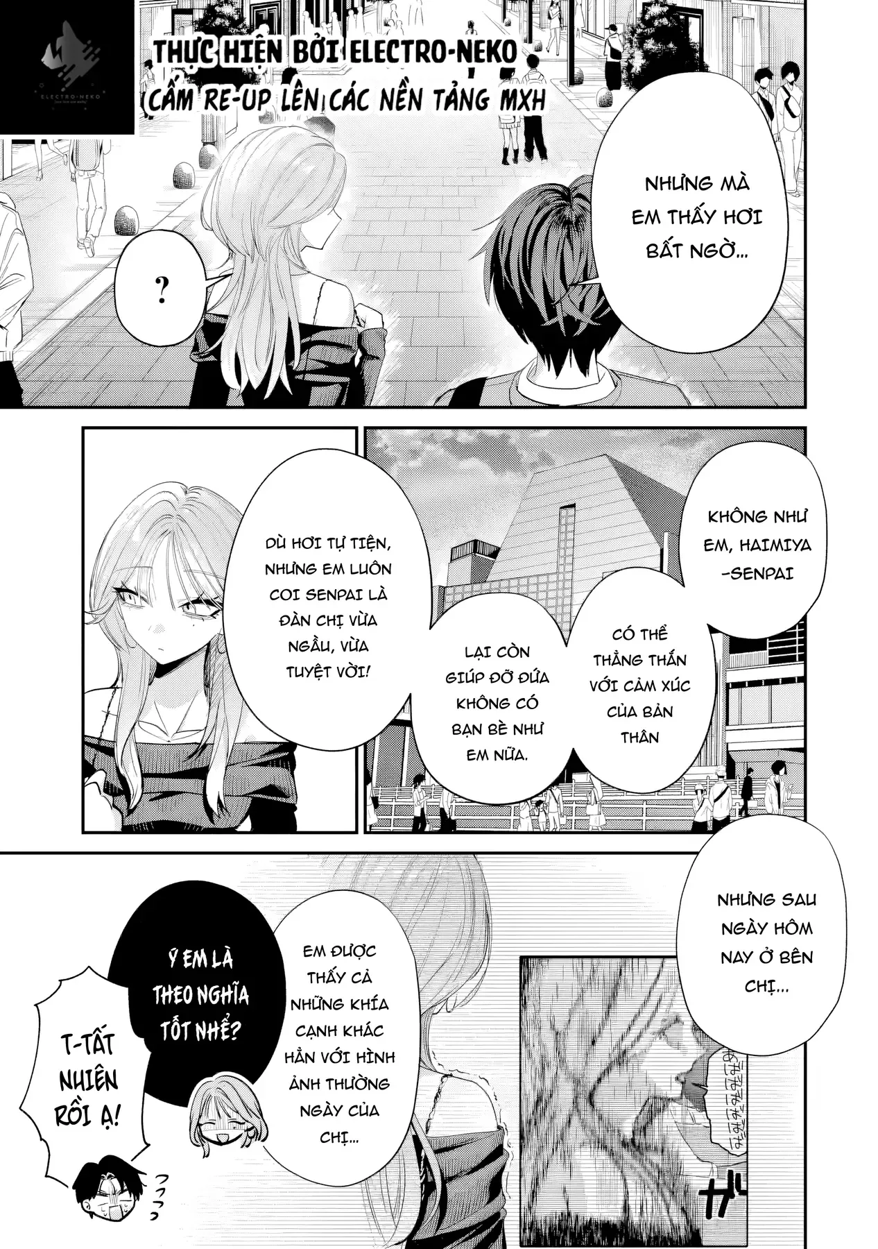 Haimiya-Senpai Vừa Đáng Sợ Lại Vừa Đáng Yêu! Chap 13 - Next Chap 12