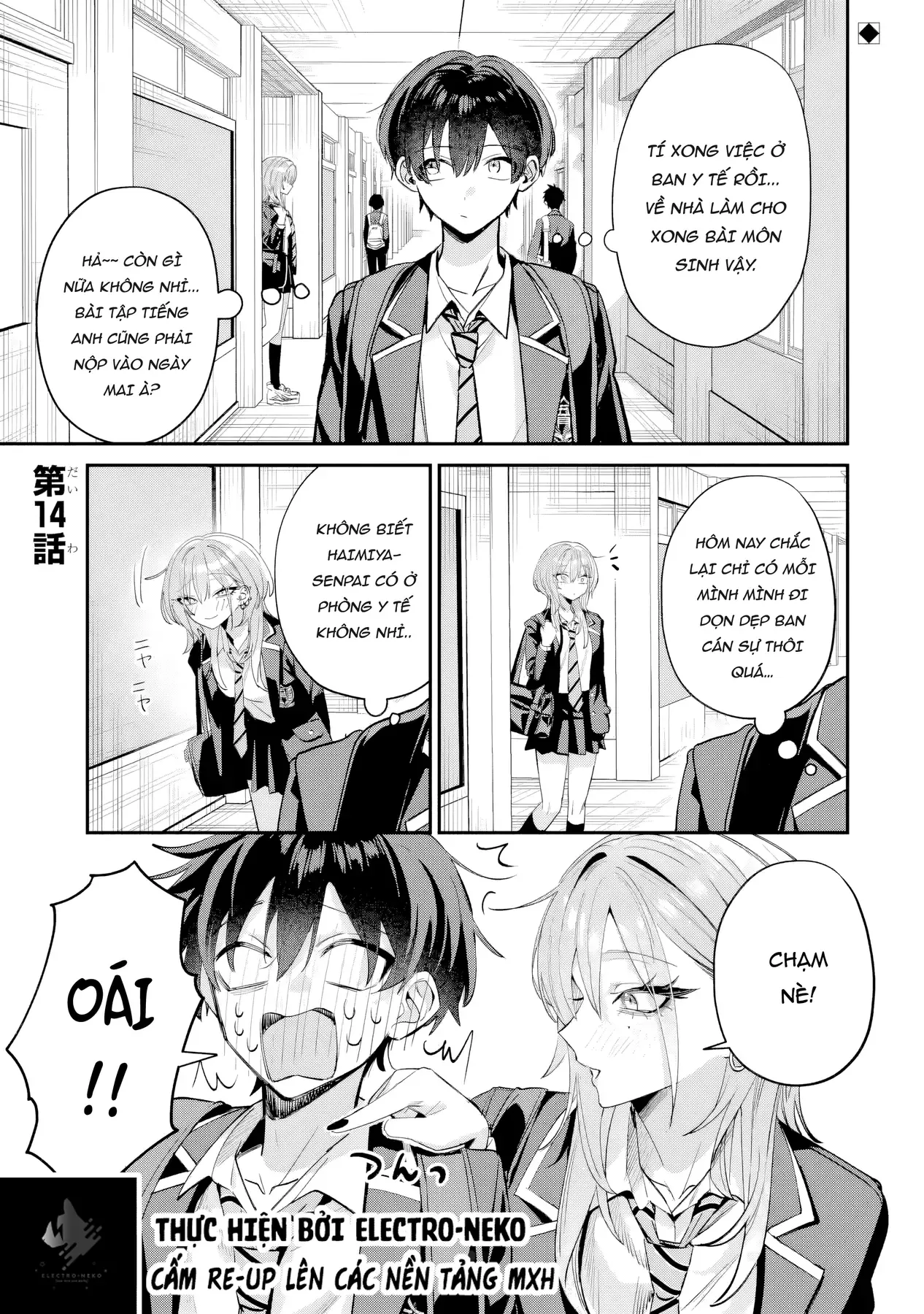 Haimiya-Senpai Vừa Đáng Sợ Lại Vừa Đáng Yêu! Chap 14 - Next Chap 13