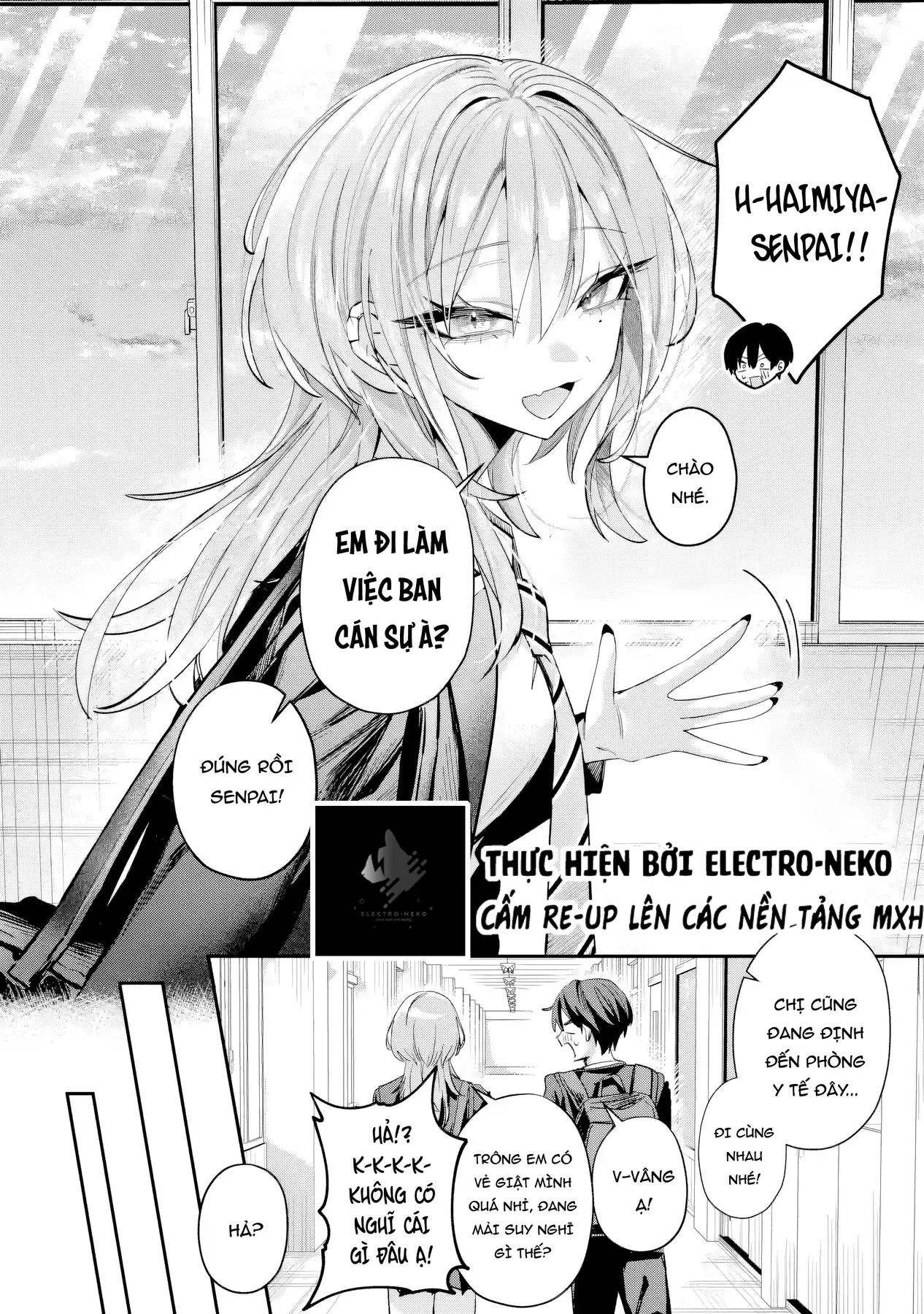 Haimiya-Senpai Vừa Đáng Sợ Lại Vừa Đáng Yêu! Chap 14 - Next Chap 13
