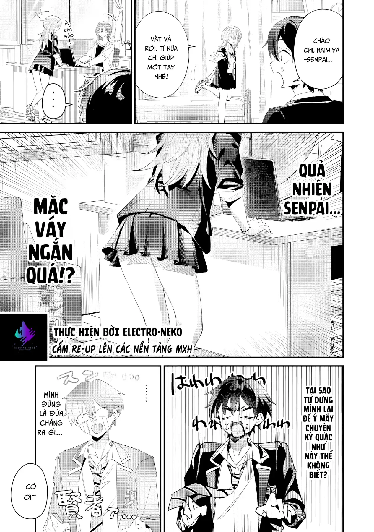 Haimiya-Senpai Vừa Đáng Sợ Lại Vừa Đáng Yêu! Chap 19 - Next Chap 18