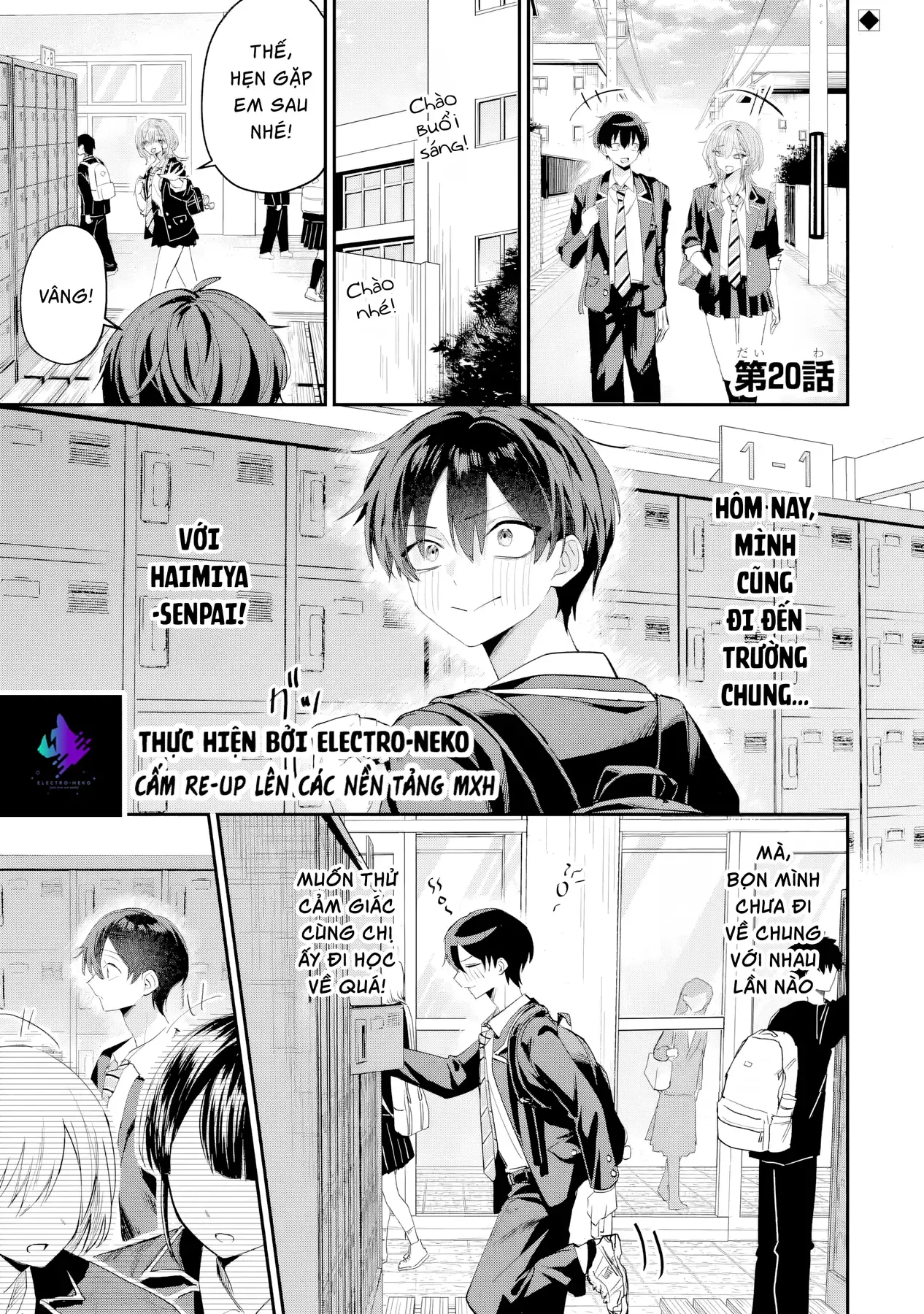 Haimiya-Senpai Vừa Đáng Sợ Lại Vừa Đáng Yêu! Chap 20 - Next Chap 19