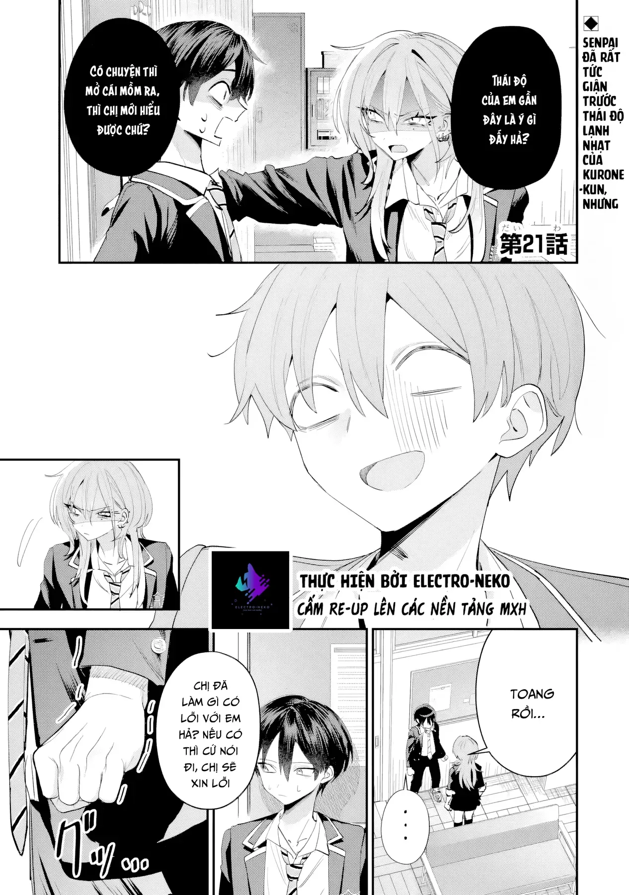 Haimiya-Senpai Vừa Đáng Sợ Lại Vừa Đáng Yêu! Chap 21 - Next Chap 20