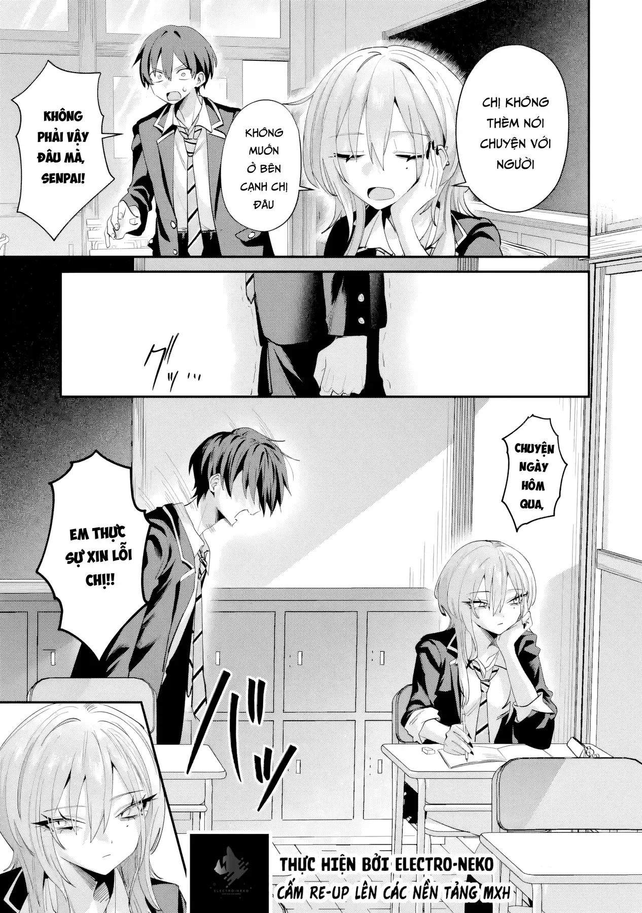 Haimiya-Senpai Vừa Đáng Sợ Lại Vừa Đáng Yêu! Chap 22 - Next Chap 21