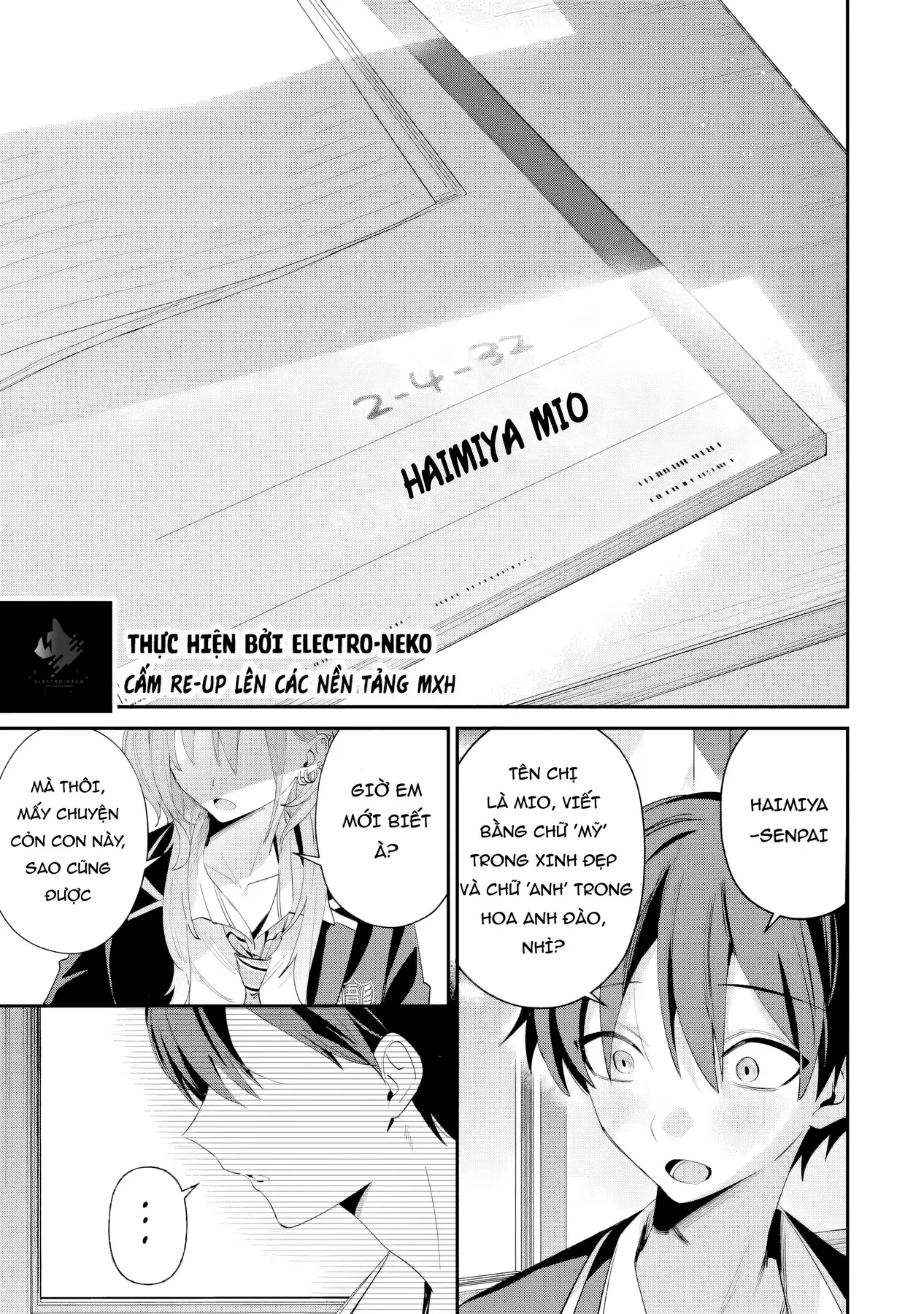 Haimiya-Senpai Vừa Đáng Sợ Lại Vừa Đáng Yêu! Chap 23 - Next Chap 22