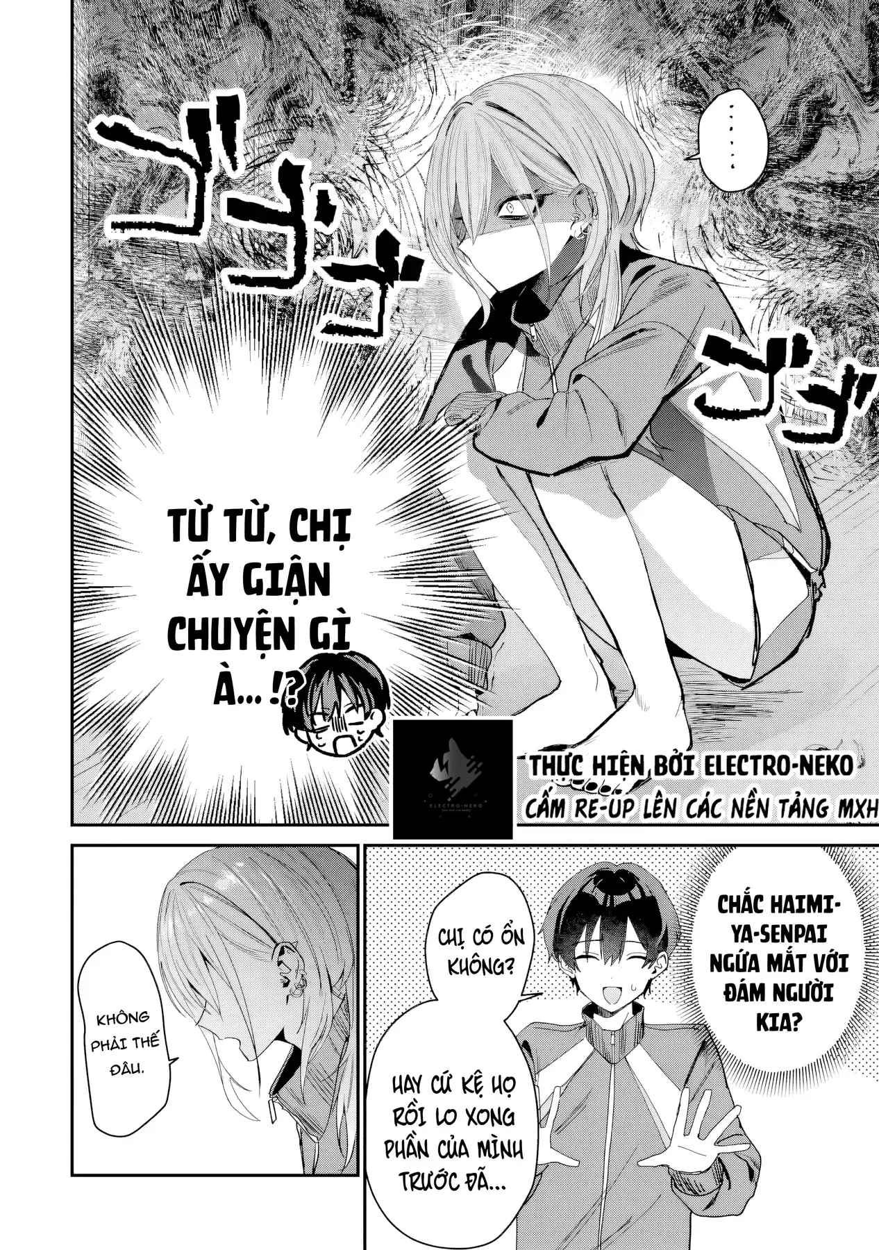 Haimiya-Senpai Vừa Đáng Sợ Lại Vừa Đáng Yêu! Chap 4 - Next Chap 3