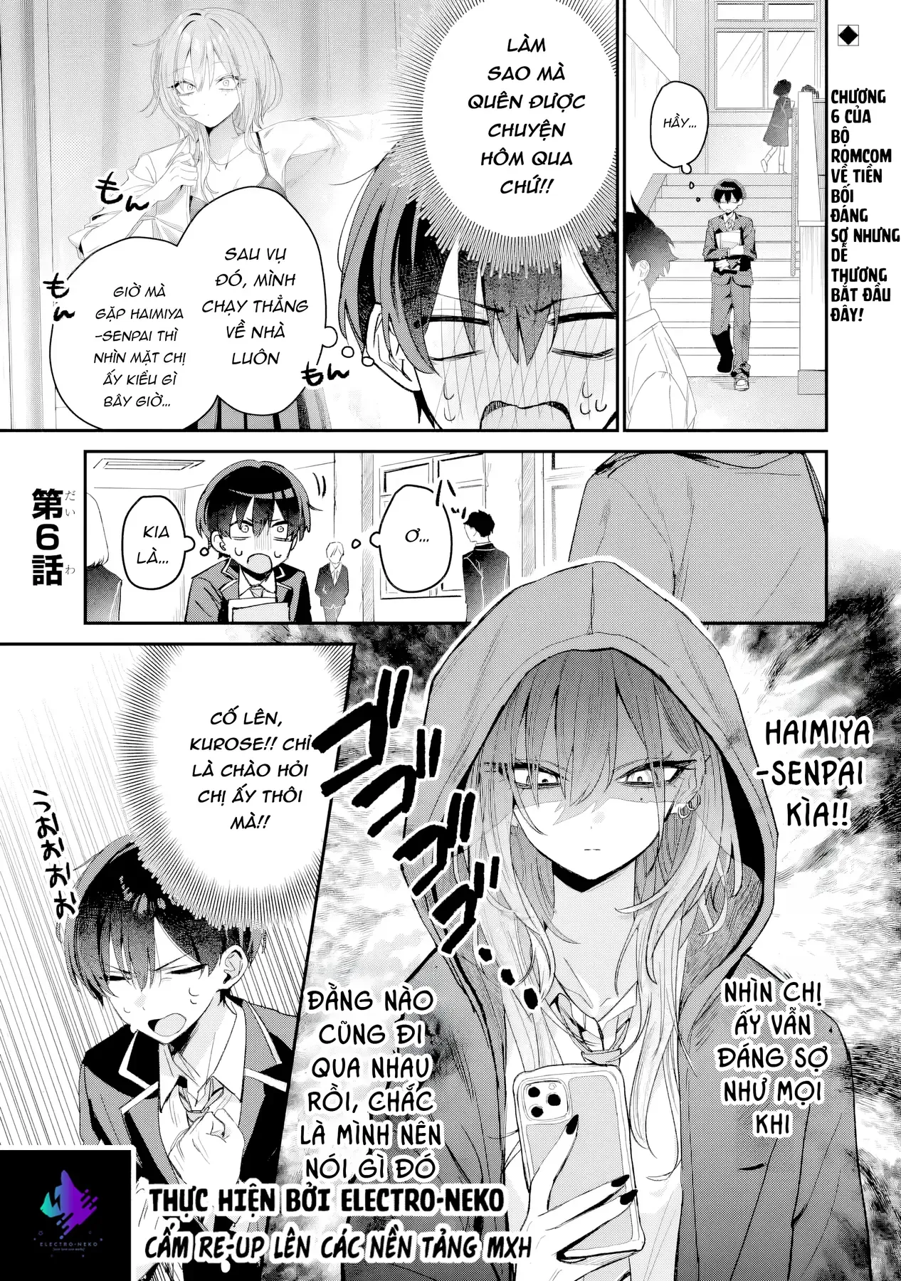 Haimiya-Senpai Vừa Đáng Sợ Lại Vừa Đáng Yêu! Chap 6 - Next Chap 5