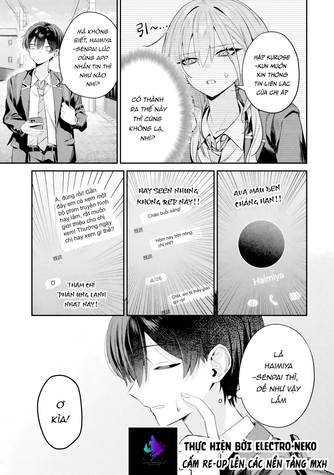 Haimiya-Senpai Vừa Đáng Sợ Lại Vừa Đáng Yêu! Chap 7 - Next Chap 6
