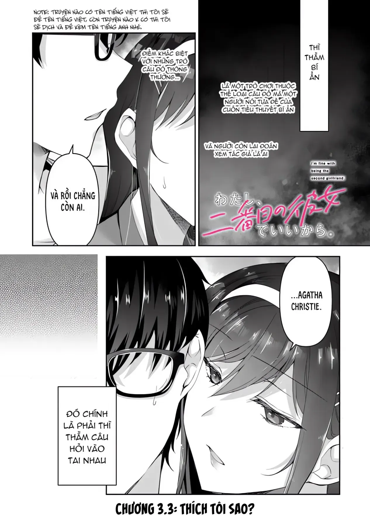 Em Sẵn Lòng Làm Bạn Gái Thứ Hai Chap 3.3 - Next Chap 3.2