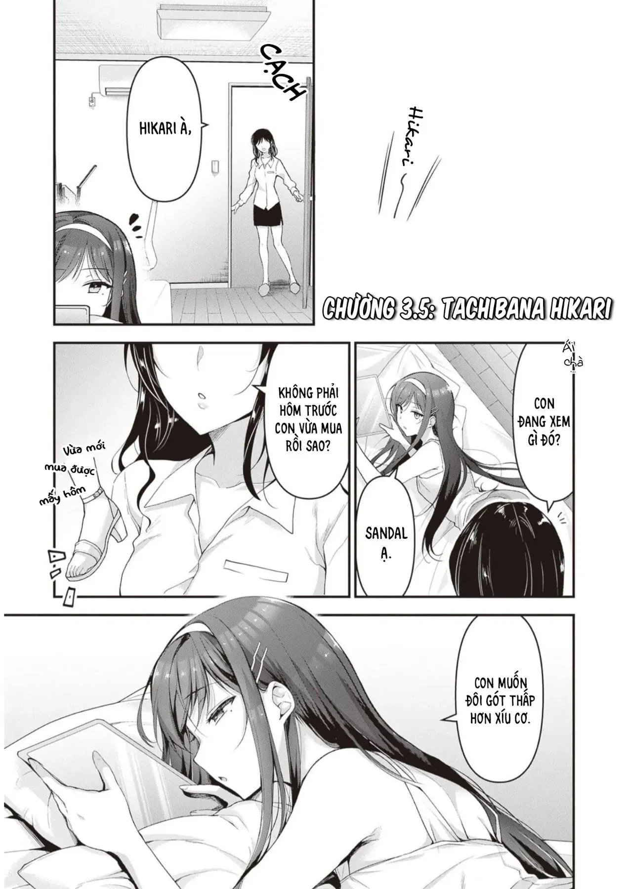 Em Sẵn Lòng Làm Bạn Gái Thứ Hai Chap 3.5 - Next Chap 3.3