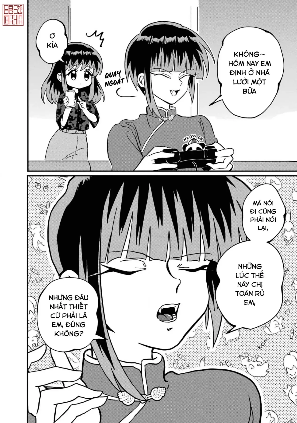 Chị Gái Mắt Nai ☆ Em Trai Mắt Cáo