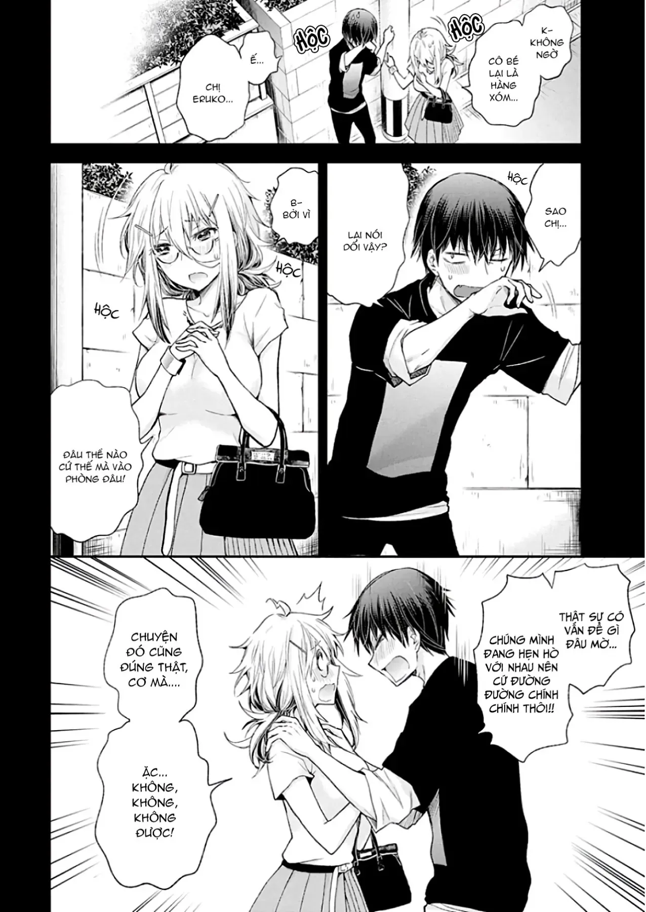 Shingeki No Eroko-San: Hen Na Oneesan Wa Danshi Kousei To Nakayoku Naritai Chap 10 - Next Chap 9