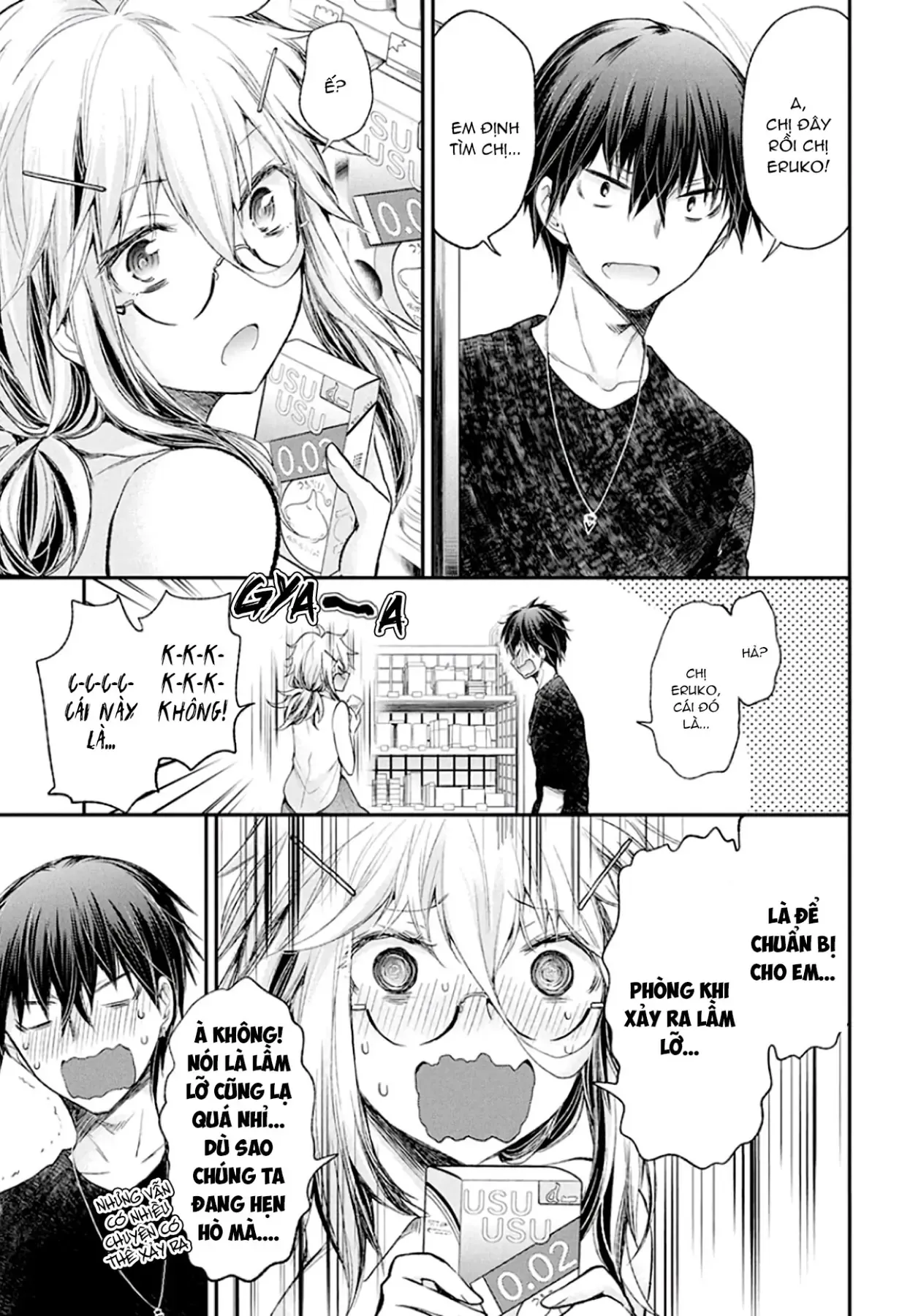 Shingeki No Eroko-San: Hen Na Oneesan Wa Danshi Kousei To Nakayoku Naritai Chap 12 - Next Chap 11