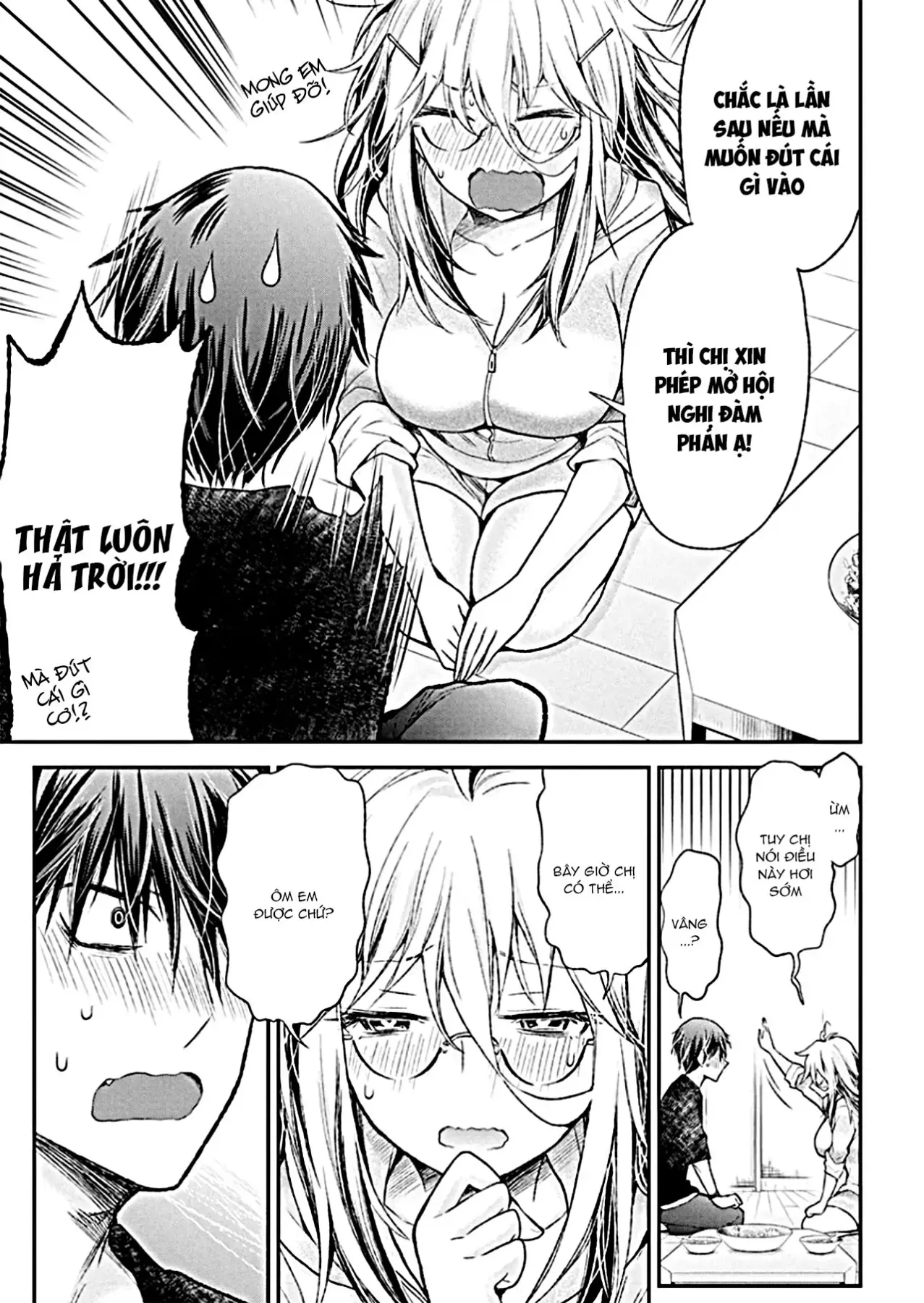 Shingeki No Eroko-San: Hen Na Oneesan Wa Danshi Kousei To Nakayoku Naritai Chap 13 - Next Chap 12