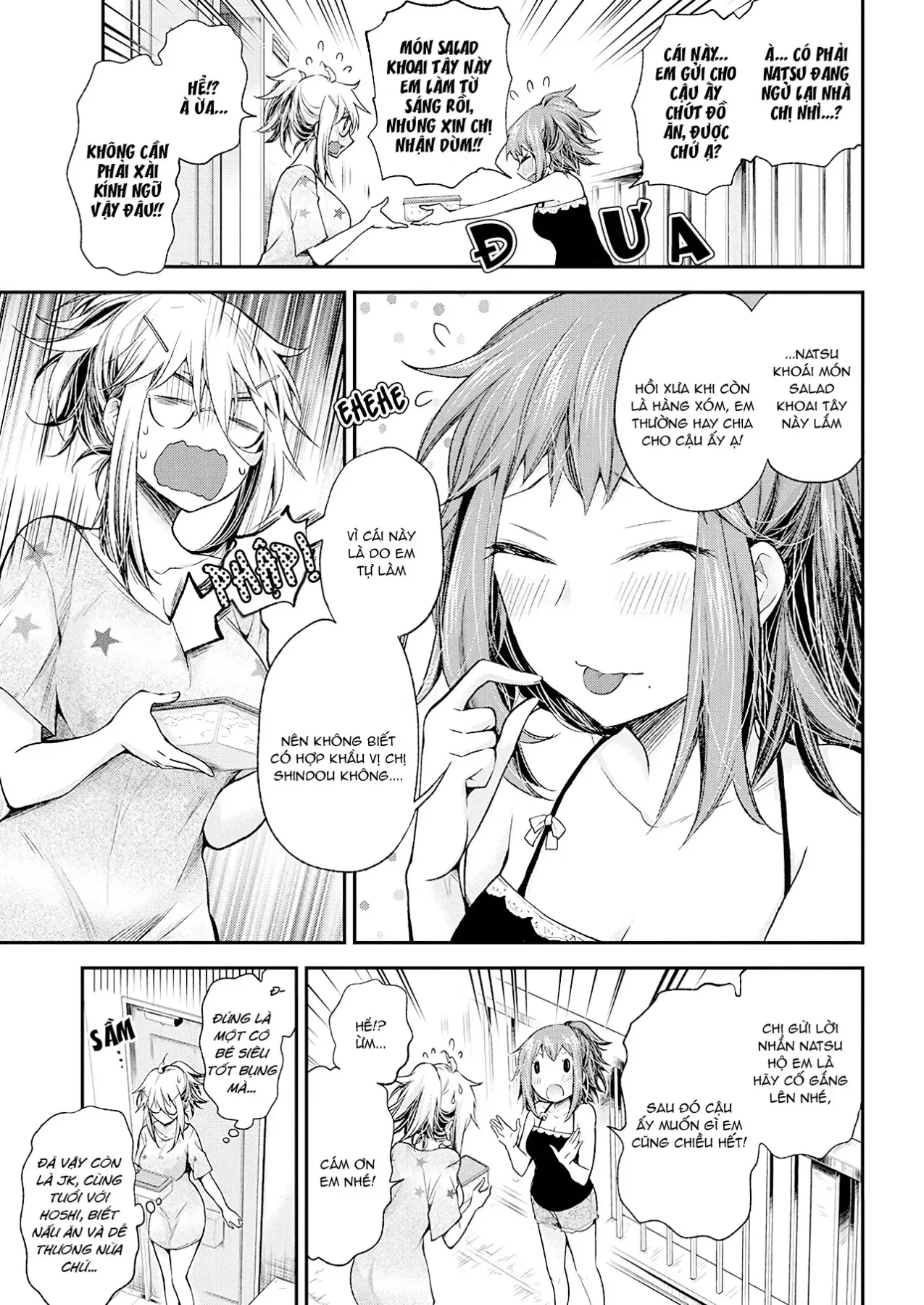 Shingeki No Eroko-San: Hen Na Oneesan Wa Danshi Kousei To Nakayoku Naritai Chap 14 - Next Chap 13