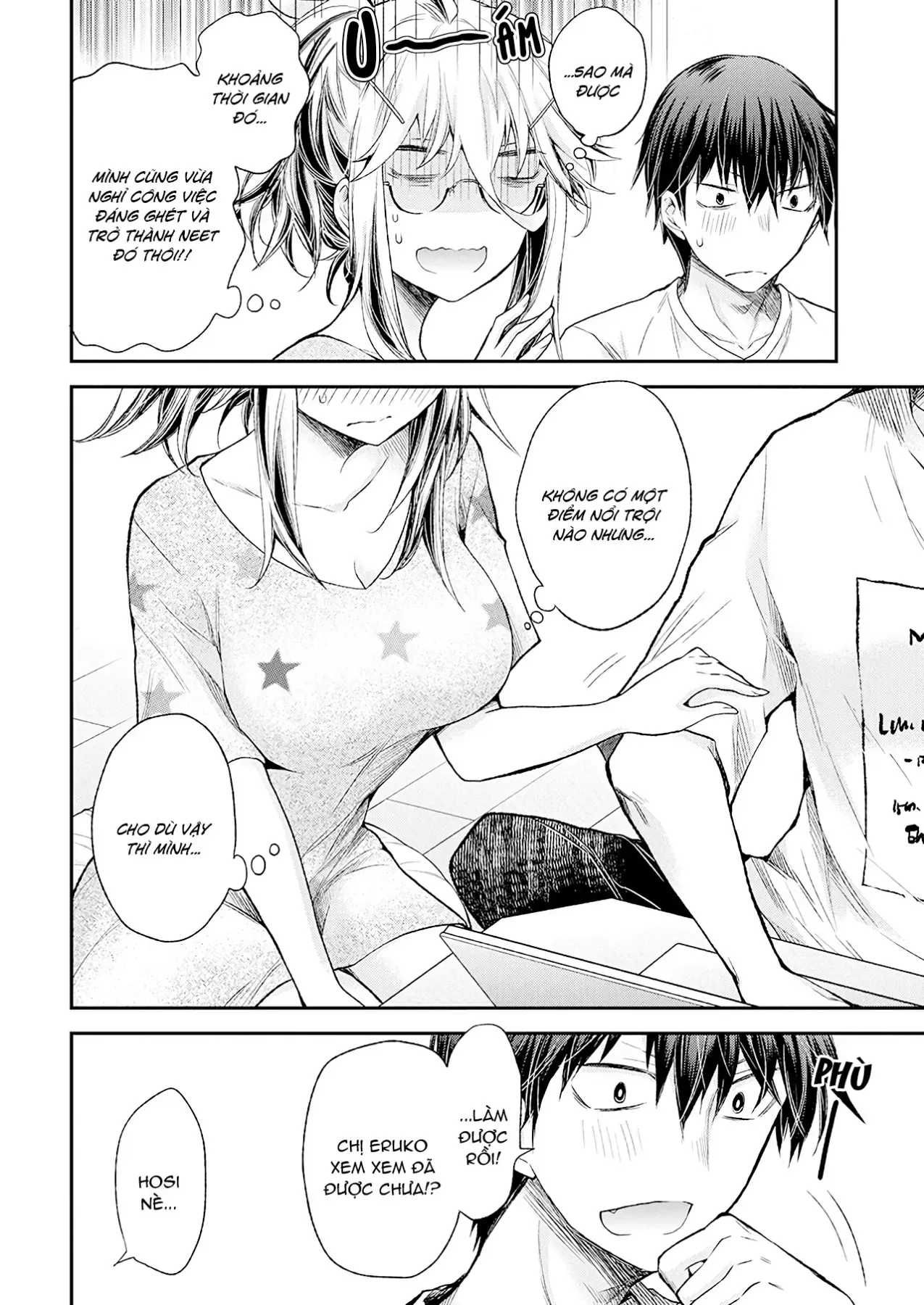 Shingeki No Eroko-San: Hen Na Oneesan Wa Danshi Kousei To Nakayoku Naritai Chap 14 - Next Chap 13