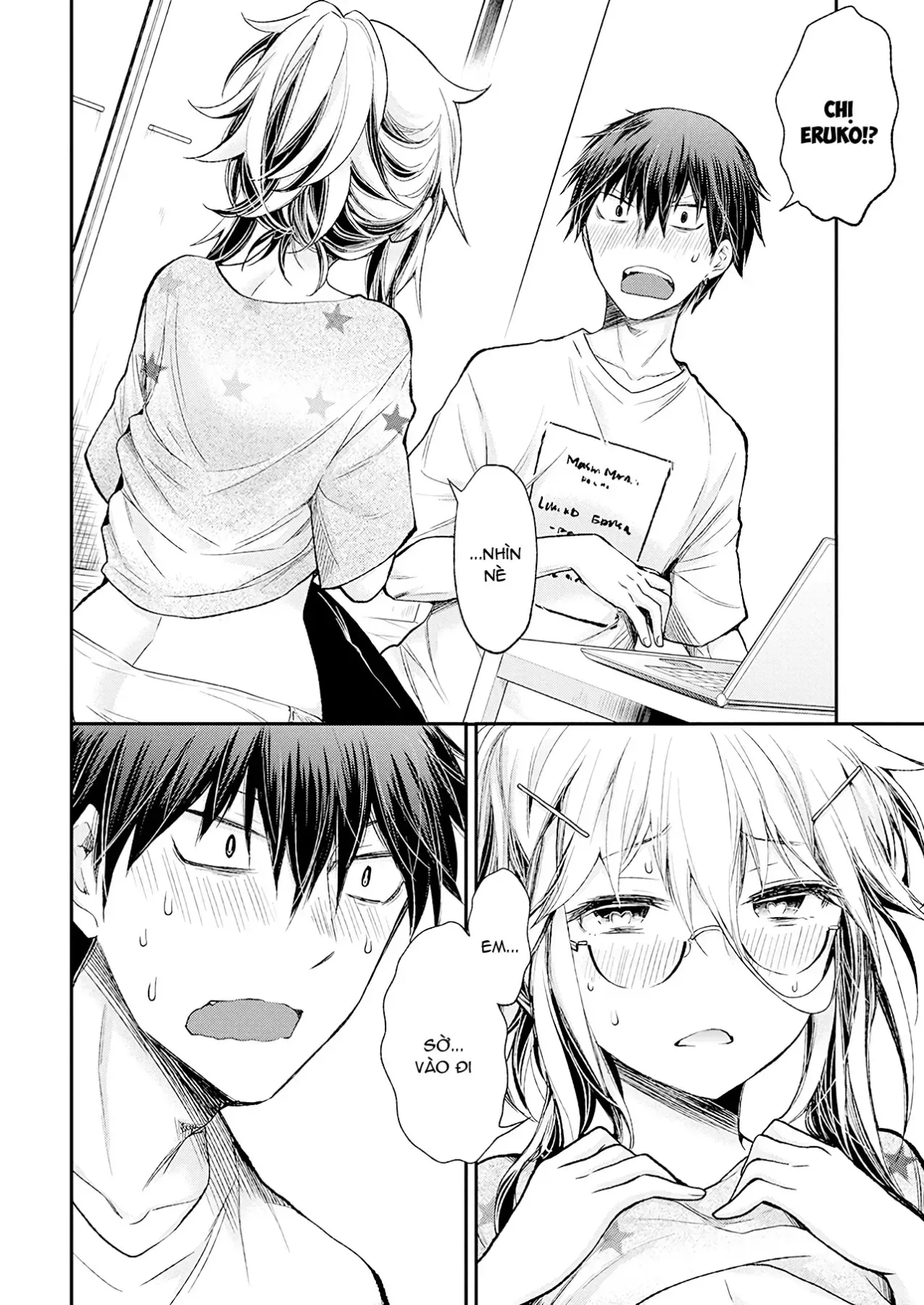 Shingeki No Eroko-San: Hen Na Oneesan Wa Danshi Kousei To Nakayoku Naritai Chap 14 - Next Chap 13