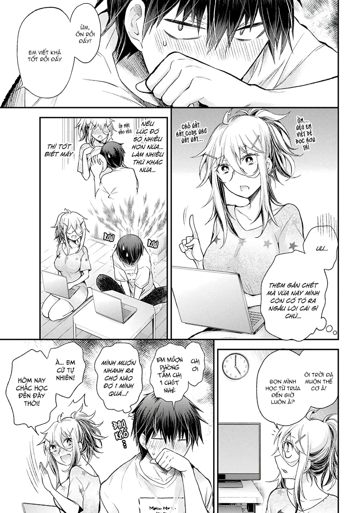 Shingeki No Eroko-San: Hen Na Oneesan Wa Danshi Kousei To Nakayoku Naritai Chap 15 - Next Chap 14.5