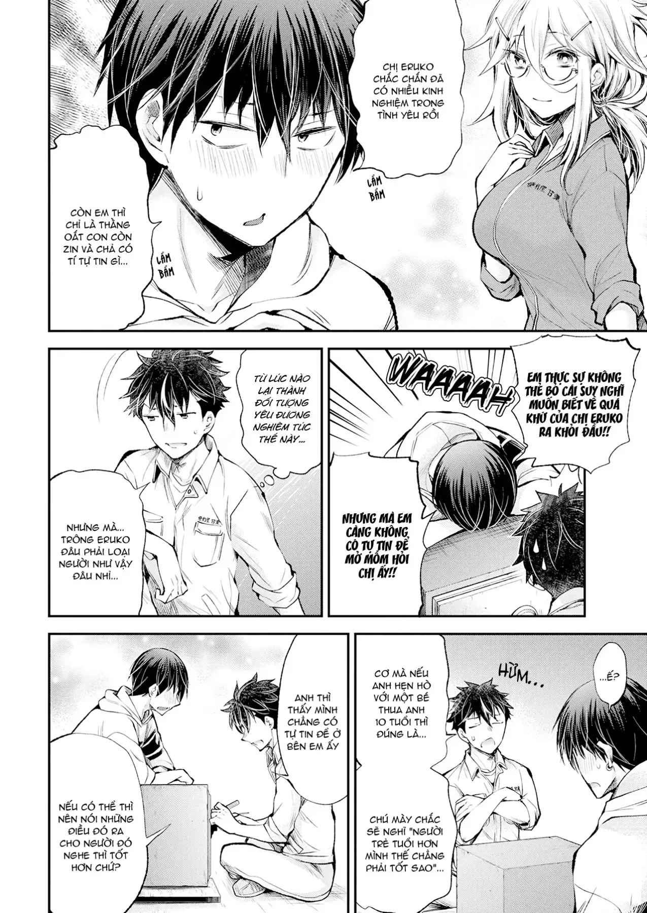 Shingeki No Eroko-San: Hen Na Oneesan Wa Danshi Kousei To Nakayoku Naritai Chap 16 - Next Chap 15