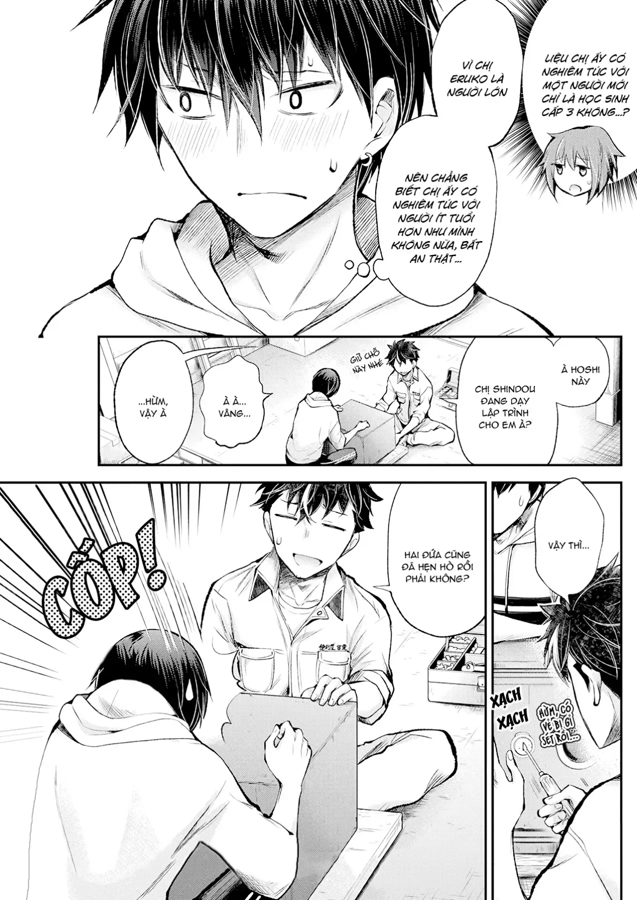 Shingeki No Eroko-San: Hen Na Oneesan Wa Danshi Kousei To Nakayoku Naritai Chap 16 - Next Chap 15