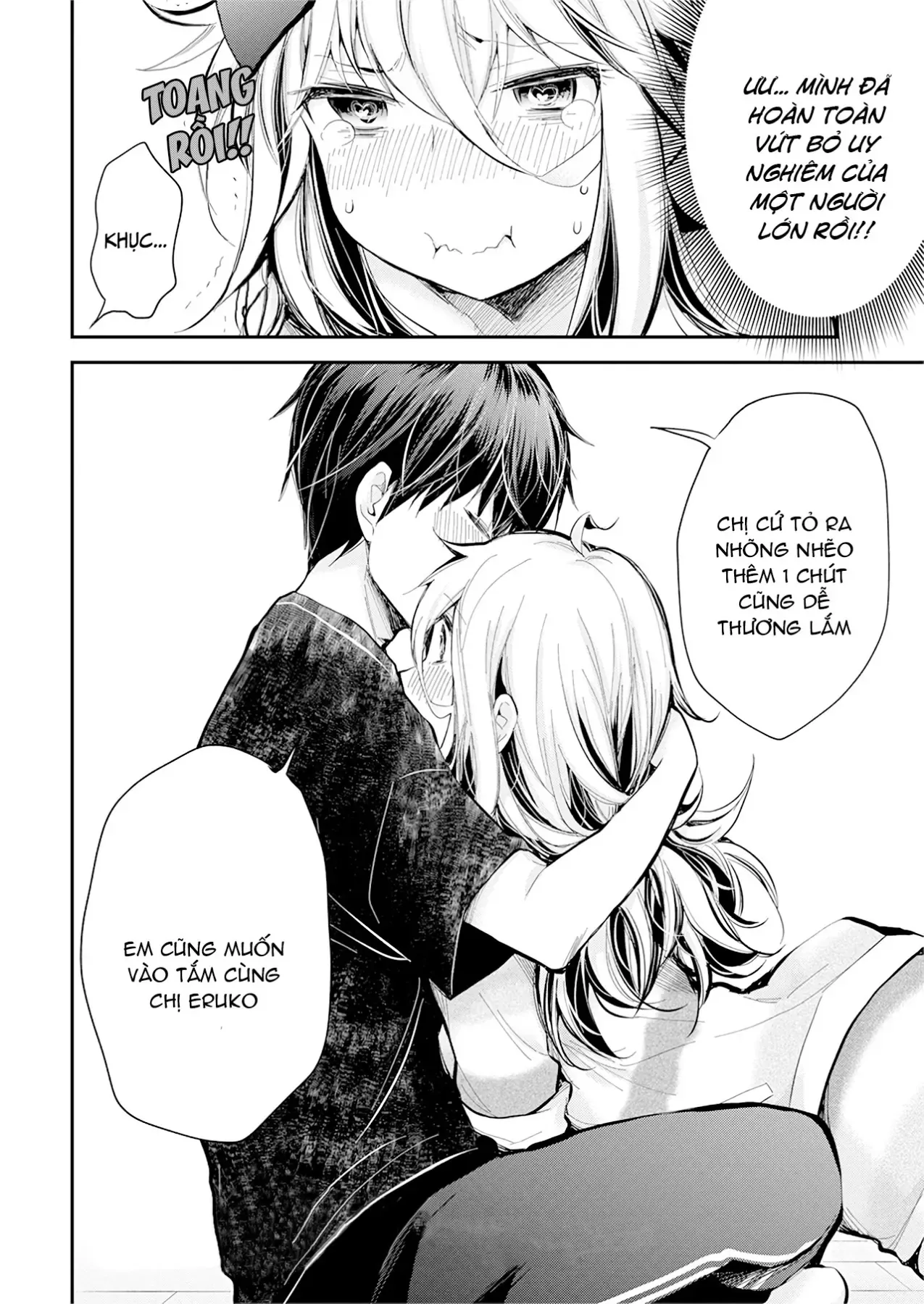 Shingeki No Eroko-San: Hen Na Oneesan Wa Danshi Kousei To Nakayoku Naritai Chap 19 - Next Chap 18