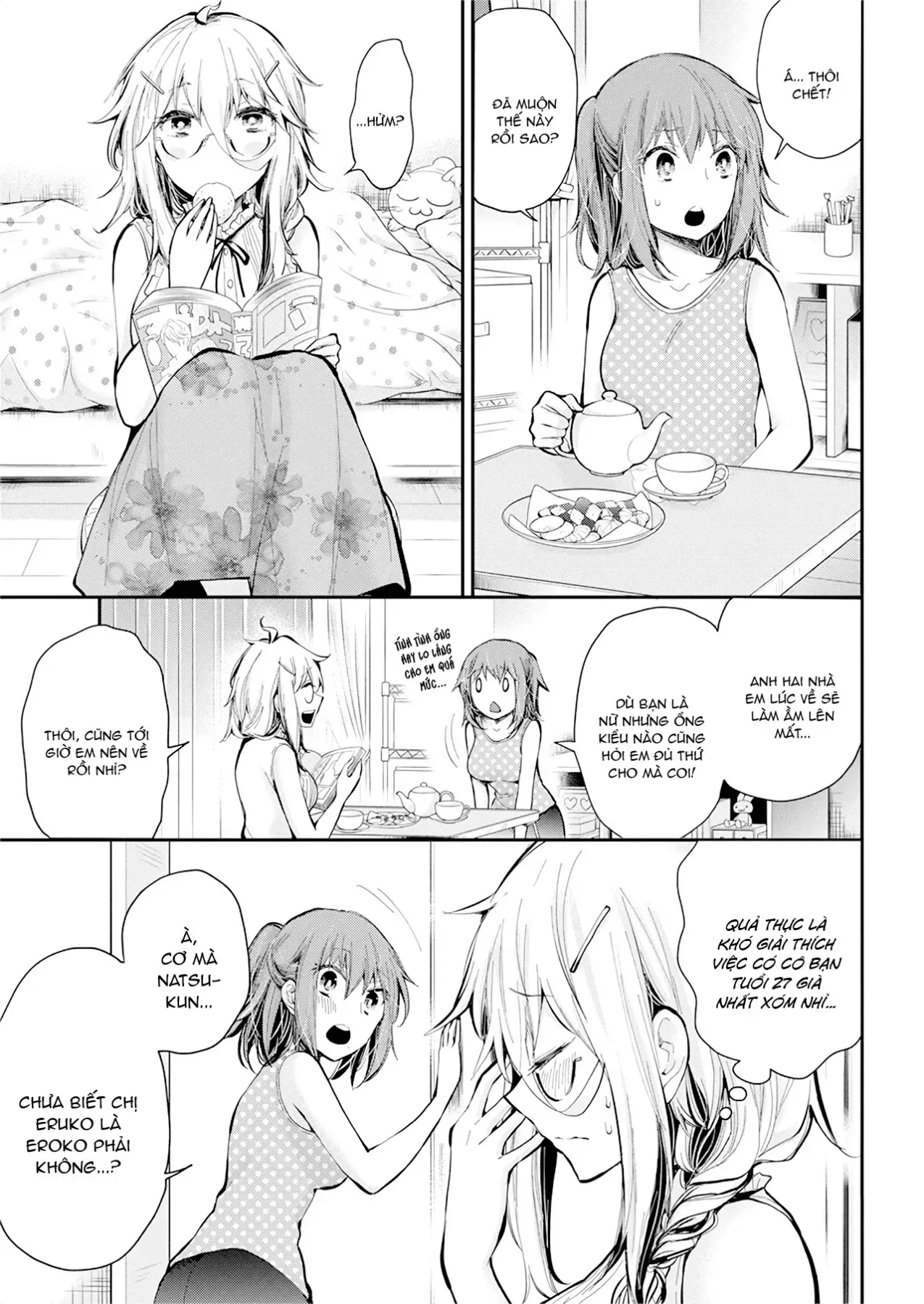 Shingeki No Eroko-San: Hen Na Oneesan Wa Danshi Kousei To Nakayoku Naritai Chap 19 - Next Chap 18