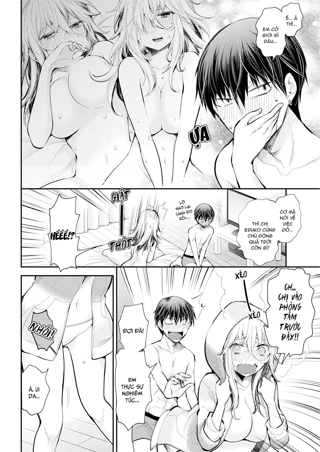 Shingeki No Eroko-San: Hen Na Oneesan Wa Danshi Kousei To Nakayoku Naritai Chap 21 - Next Chap 20