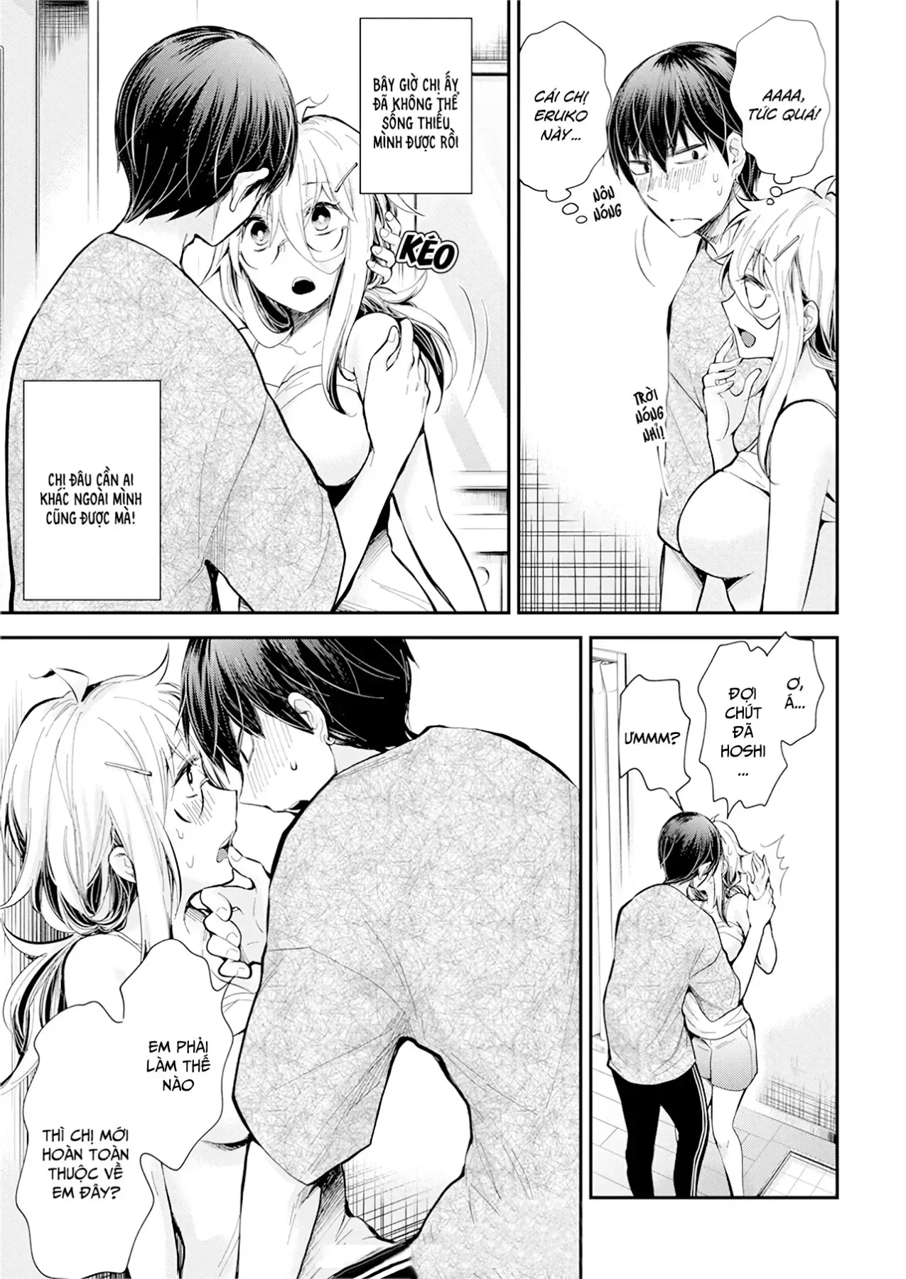 Shingeki No Eroko-San: Hen Na Oneesan Wa Danshi Kousei To Nakayoku Naritai Chap 22 - Next Chap 21.5