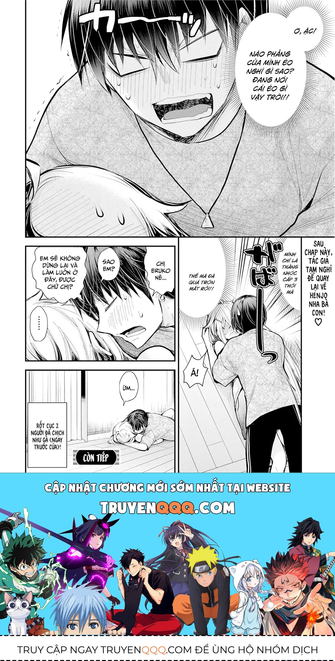 Shingeki No Eroko-San: Hen Na Oneesan Wa Danshi Kousei To Nakayoku Naritai Chap 22 - Next Chap 21.5