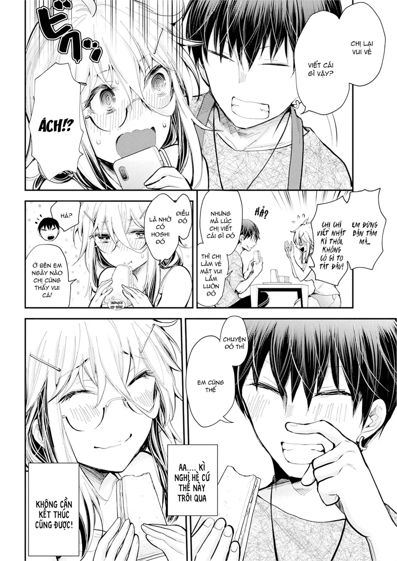 Shingeki No Eroko-San: Hen Na Oneesan Wa Danshi Kousei To Nakayoku Naritai Chap 22 - Next Chap 21.5