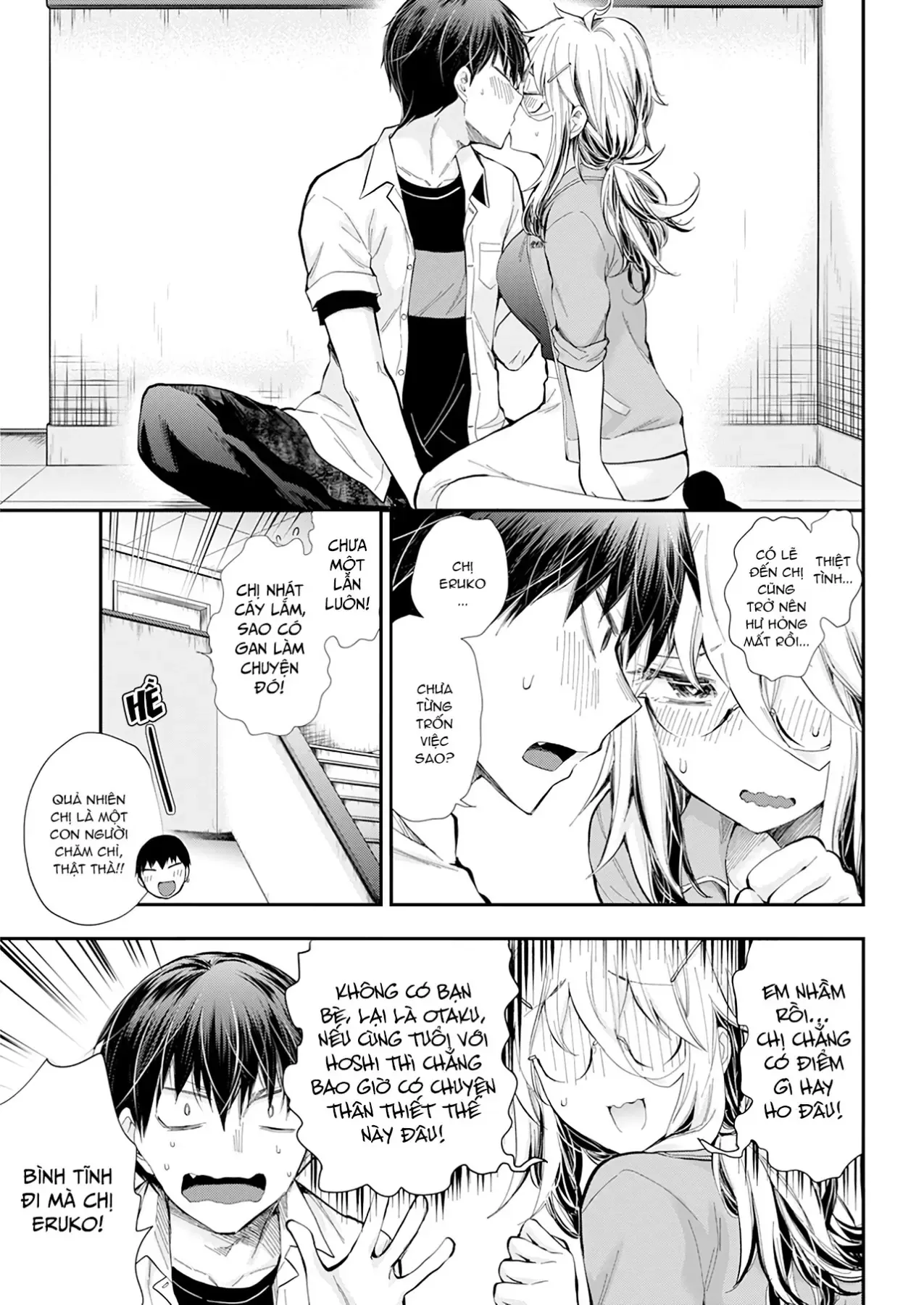 Shingeki No Eroko-San: Hen Na Oneesan Wa Danshi Kousei To Nakayoku Naritai Chap 24 - Next Chap 23