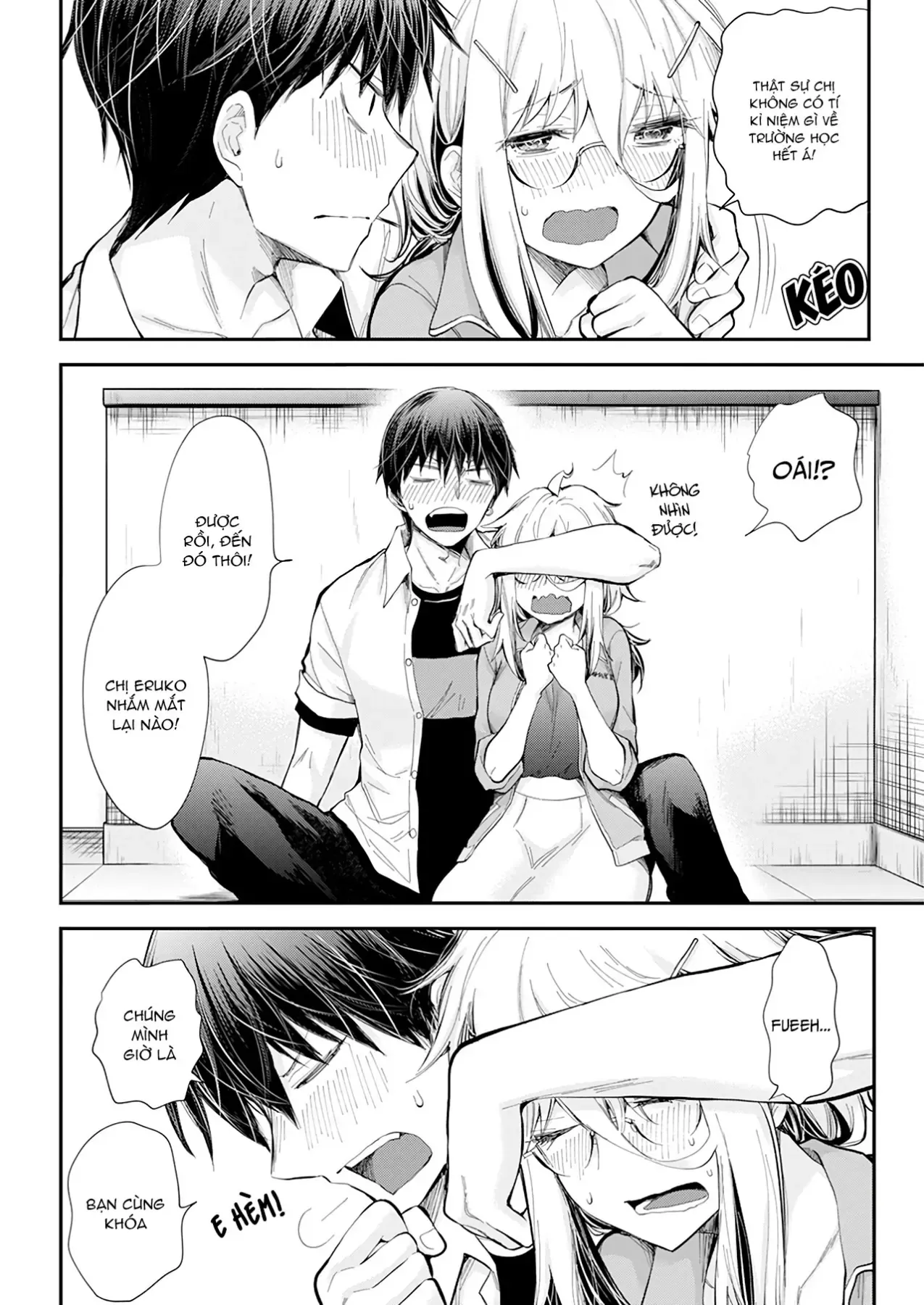 Shingeki No Eroko-San: Hen Na Oneesan Wa Danshi Kousei To Nakayoku Naritai Chap 24 - Next Chap 23