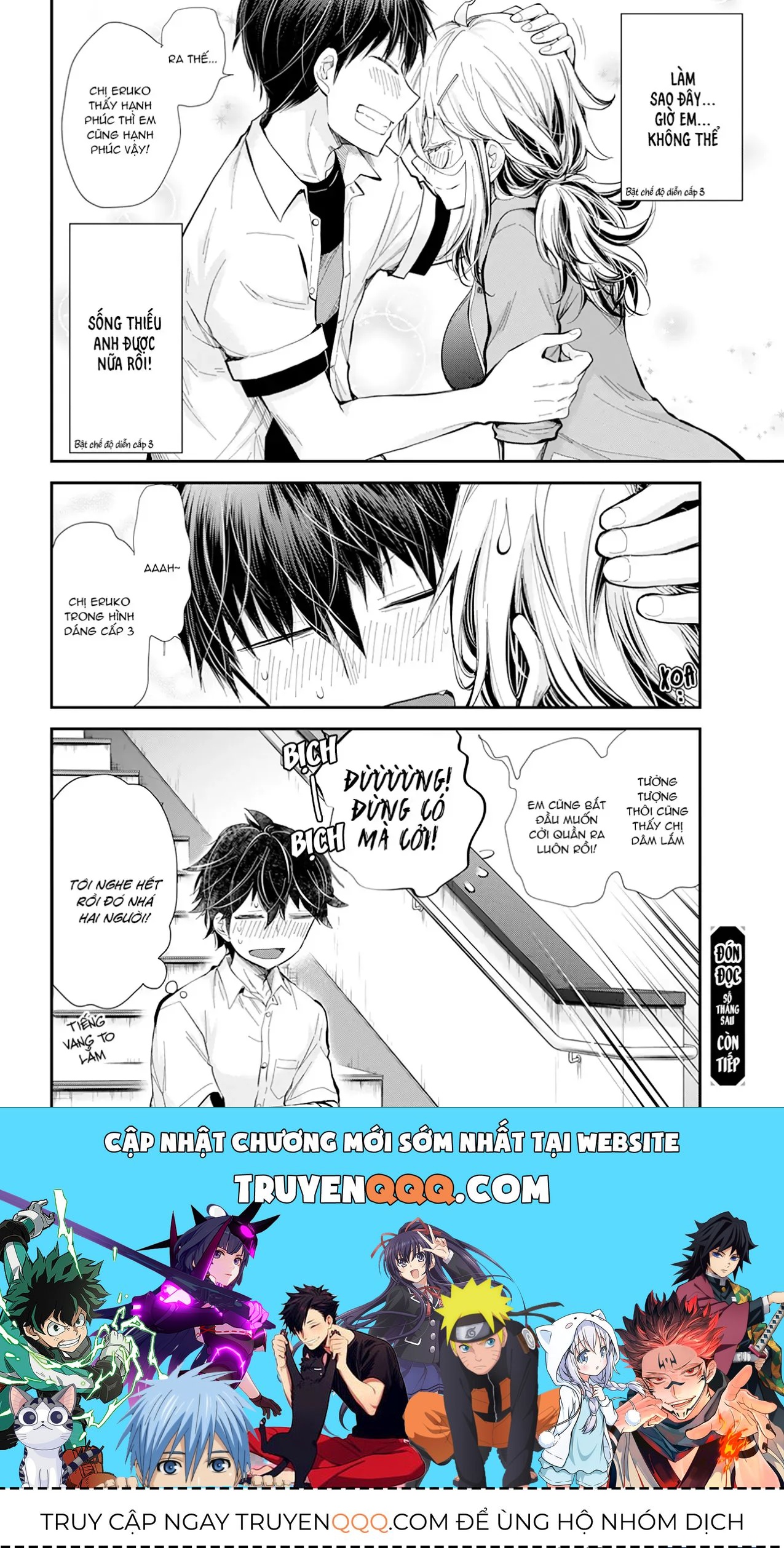 Shingeki No Eroko-San: Hen Na Oneesan Wa Danshi Kousei To Nakayoku Naritai Chap 24 - Next Chap 23