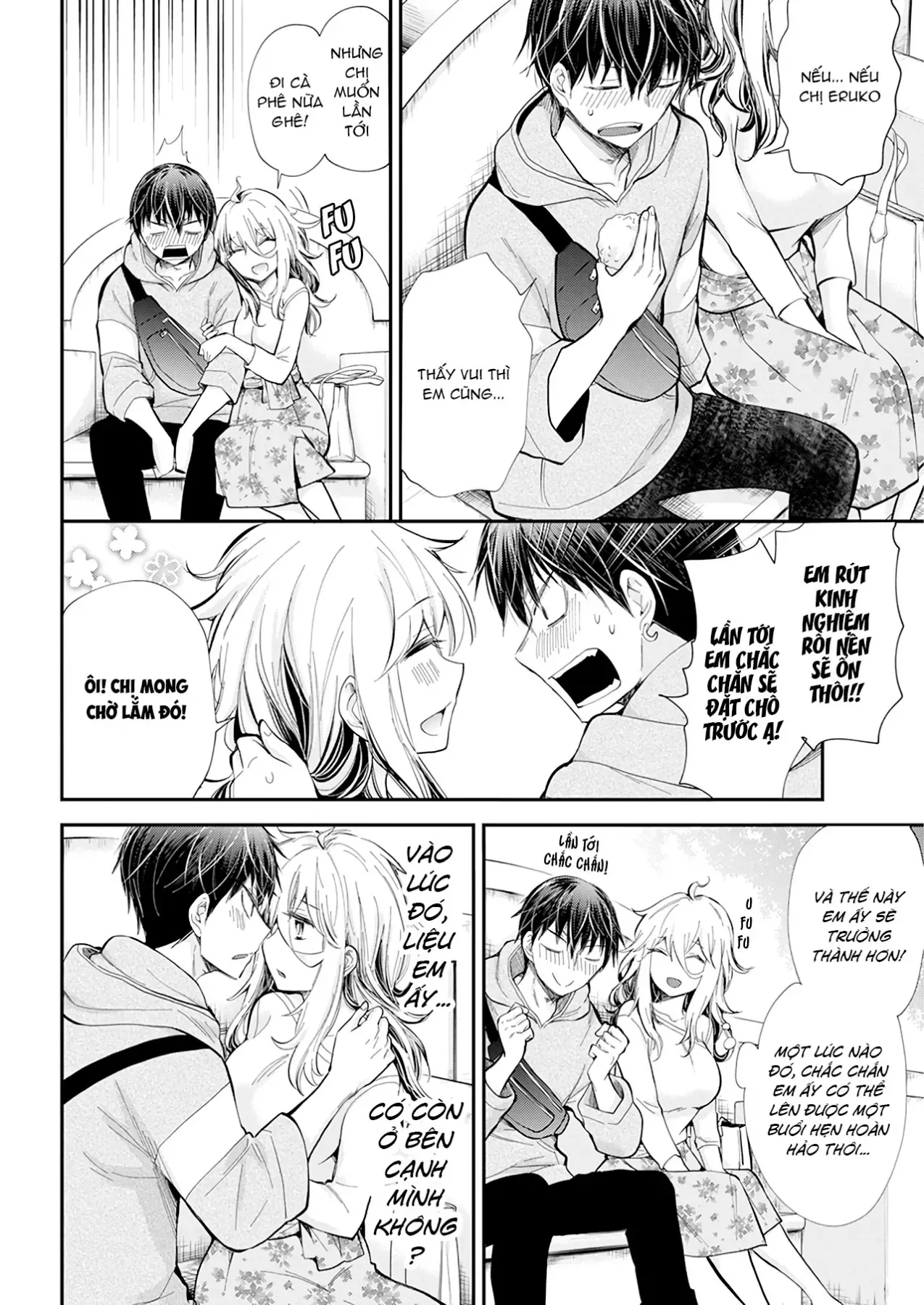 Shingeki No Eroko-San: Hen Na Oneesan Wa Danshi Kousei To Nakayoku Naritai Chap 25 - Next Chap 24