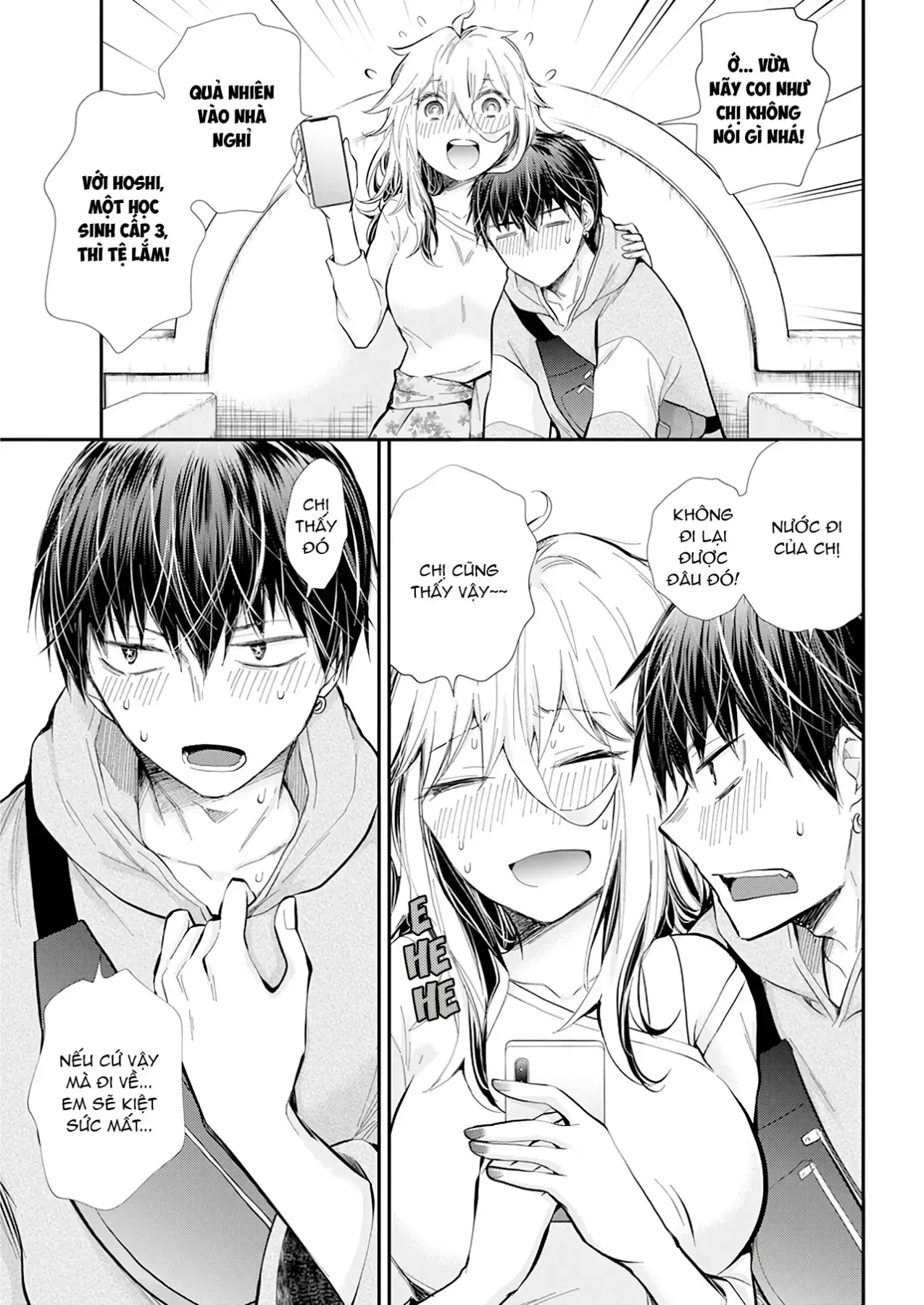 Shingeki No Eroko-San: Hen Na Oneesan Wa Danshi Kousei To Nakayoku Naritai Chap 25 - Next Chap 24