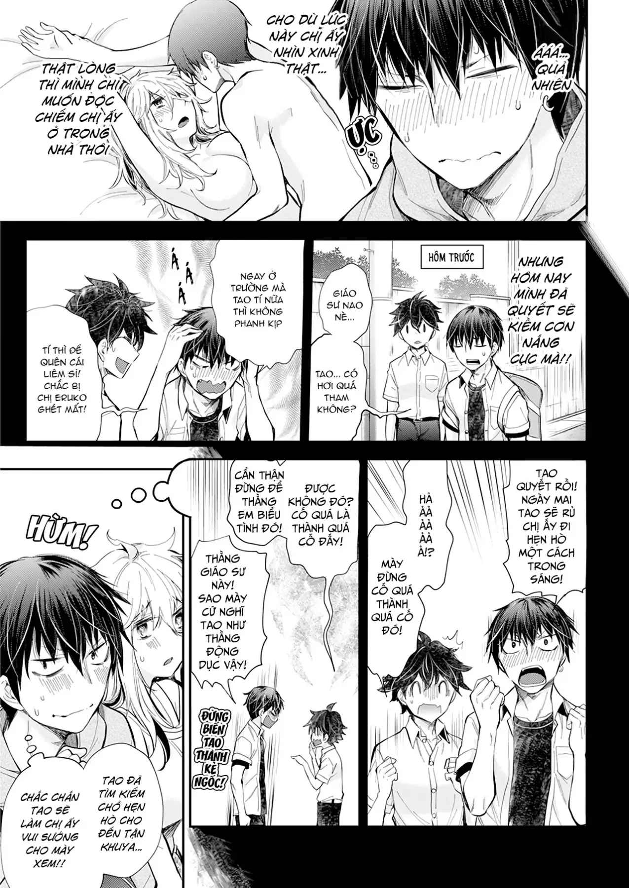 Shingeki No Eroko-San: Hen Na Oneesan Wa Danshi Kousei To Nakayoku Naritai Chap 25 - Next Chap 24