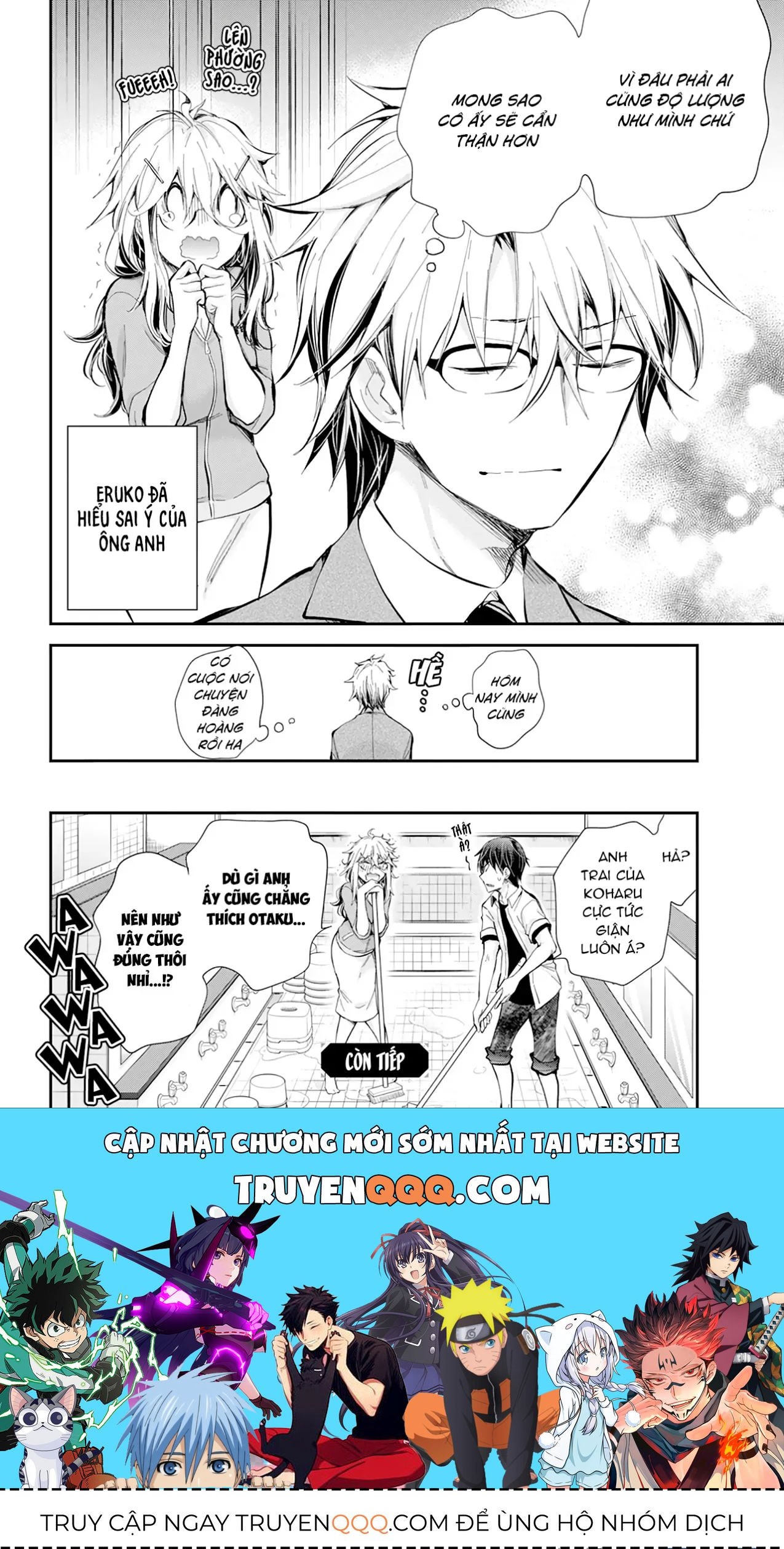 Shingeki No Eroko-San: Hen Na Oneesan Wa Danshi Kousei To Nakayoku Naritai Chap 28 - Next Chap 27