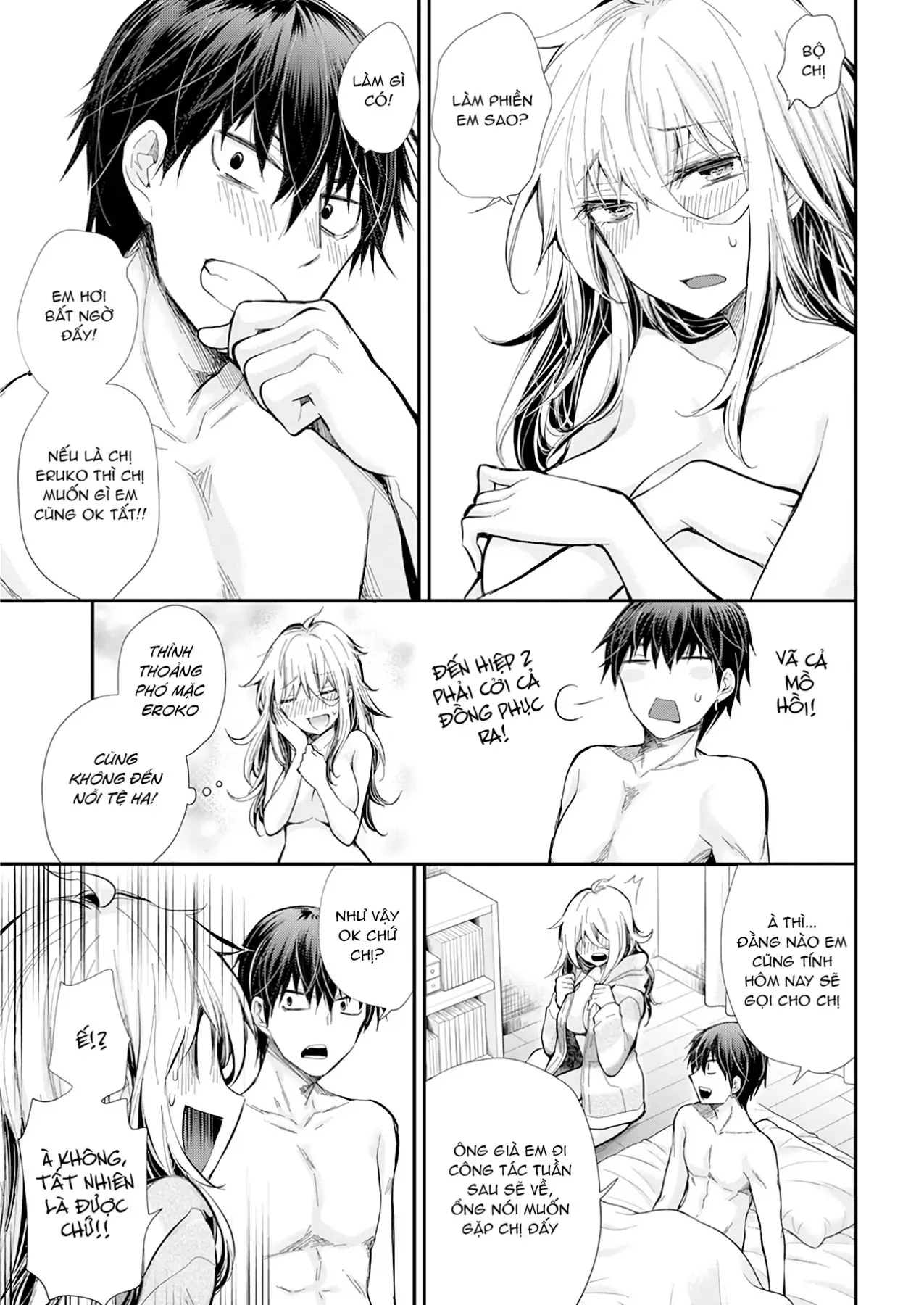 Shingeki No Eroko-San: Hen Na Oneesan Wa Danshi Kousei To Nakayoku Naritai Chap 29 - Next Chap 28.5