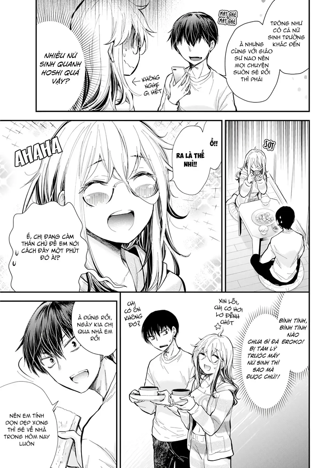 Shingeki No Eroko-San: Hen Na Oneesan Wa Danshi Kousei To Nakayoku Naritai Chap 30 - Next Chap 29