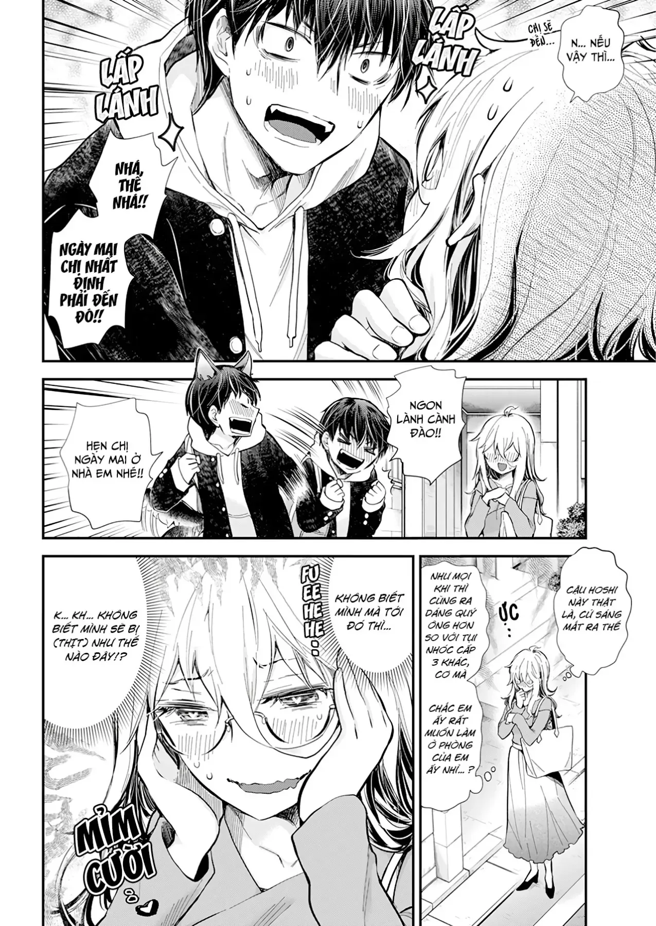 Shingeki No Eroko-San: Hen Na Oneesan Wa Danshi Kousei To Nakayoku Naritai Chap 32 - Next Chap 31