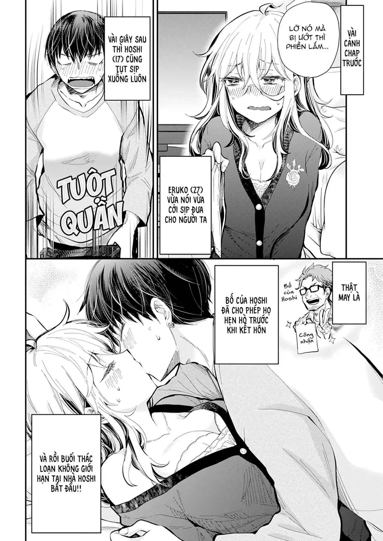 Shingeki No Eroko-San: Hen Na Oneesan Wa Danshi Kousei To Nakayoku Naritai Chap 33 - Next Chap 32