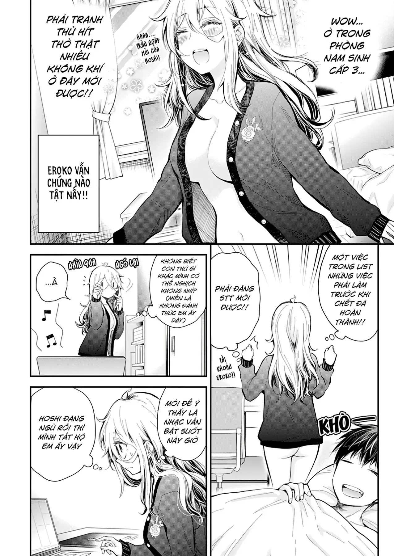 Shingeki No Eroko-San: Hen Na Oneesan Wa Danshi Kousei To Nakayoku Naritai Chap 33 - Next Chap 32