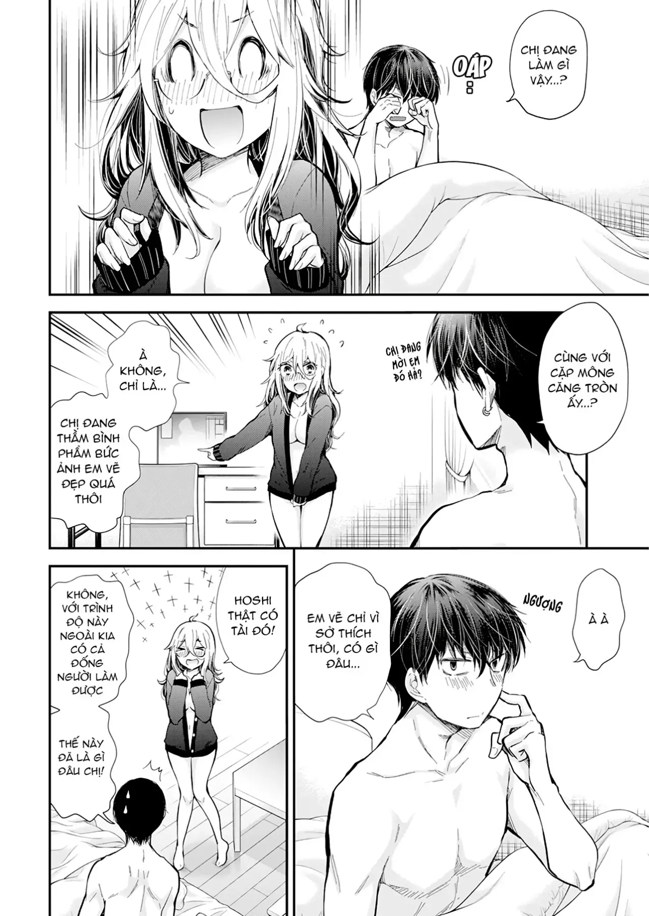 Shingeki No Eroko-San: Hen Na Oneesan Wa Danshi Kousei To Nakayoku Naritai Chap 33 - Next Chap 32